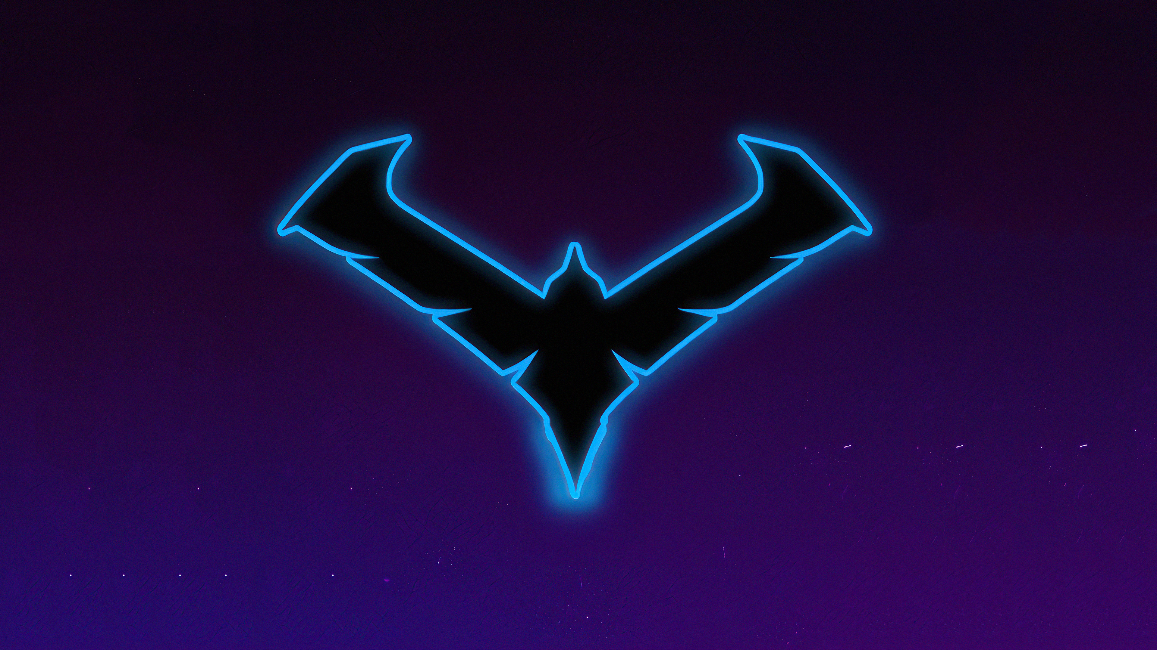 Nightwing logo from Gotham Knights 4K HD Wallpaper