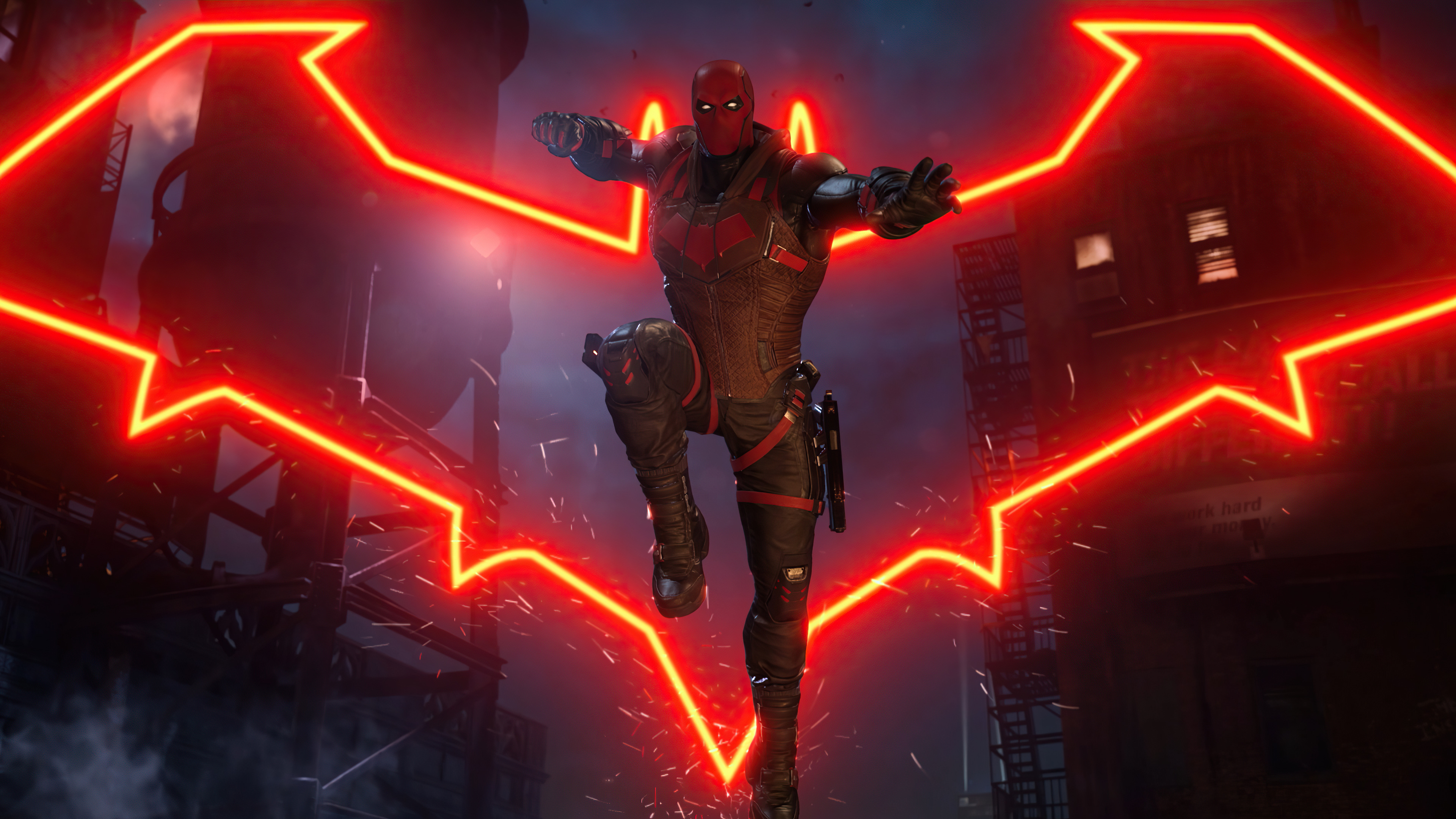Red Hood from Gotham Knights in 4K HD Wallpaper