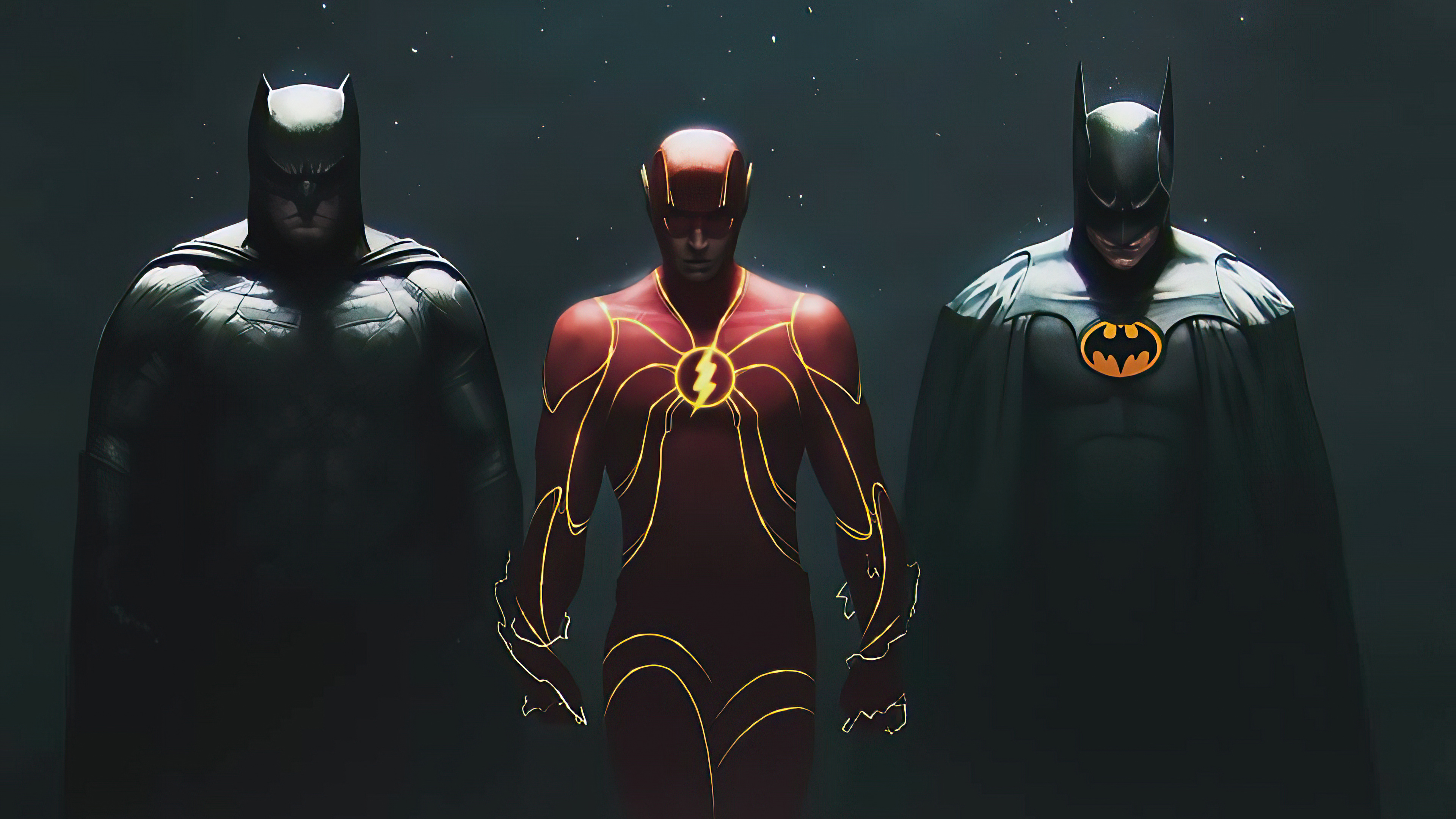 Batman and Flash from DC Comics HD Wallpaper