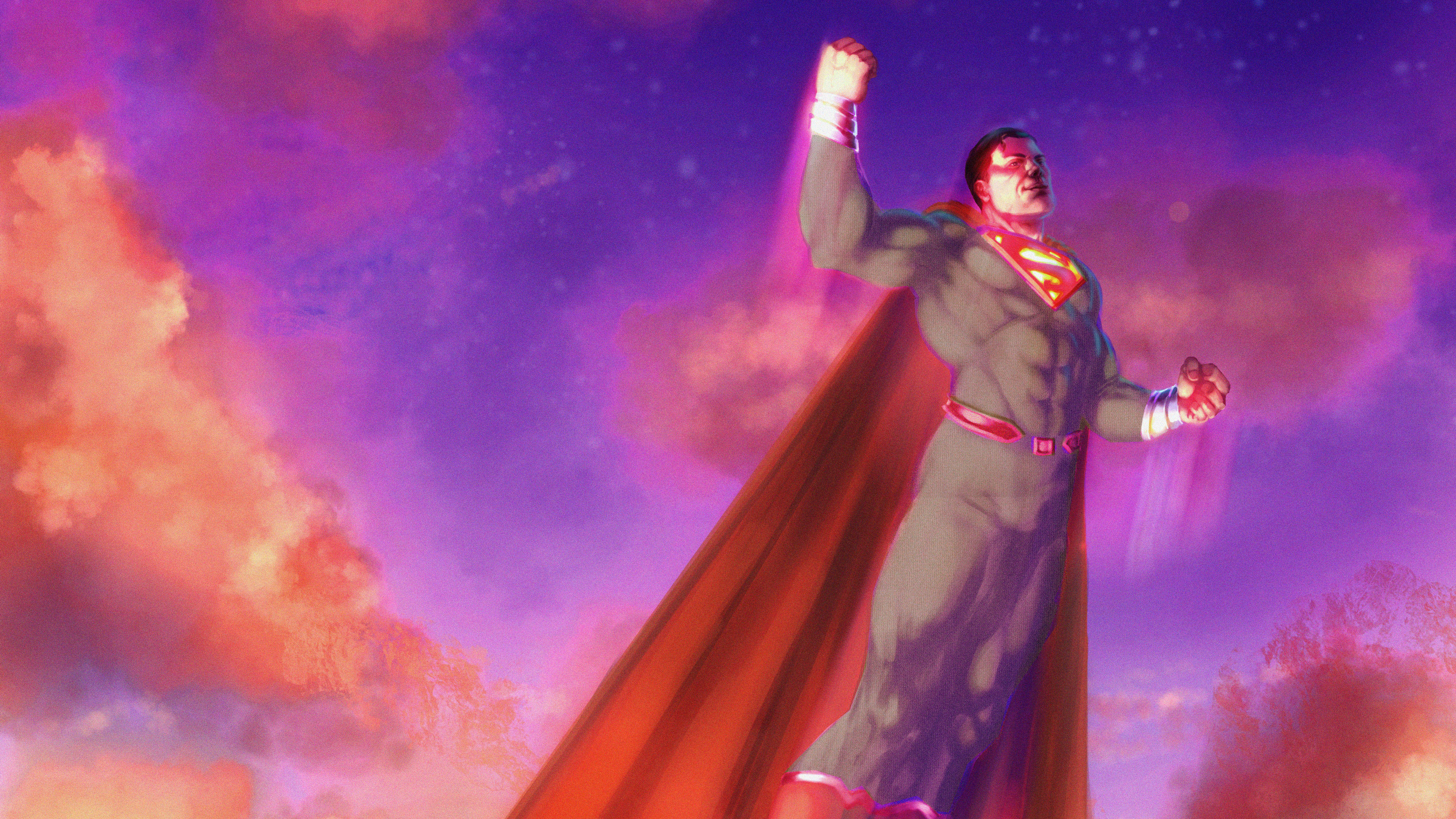 Superman artwork 4K HD Wallpaper