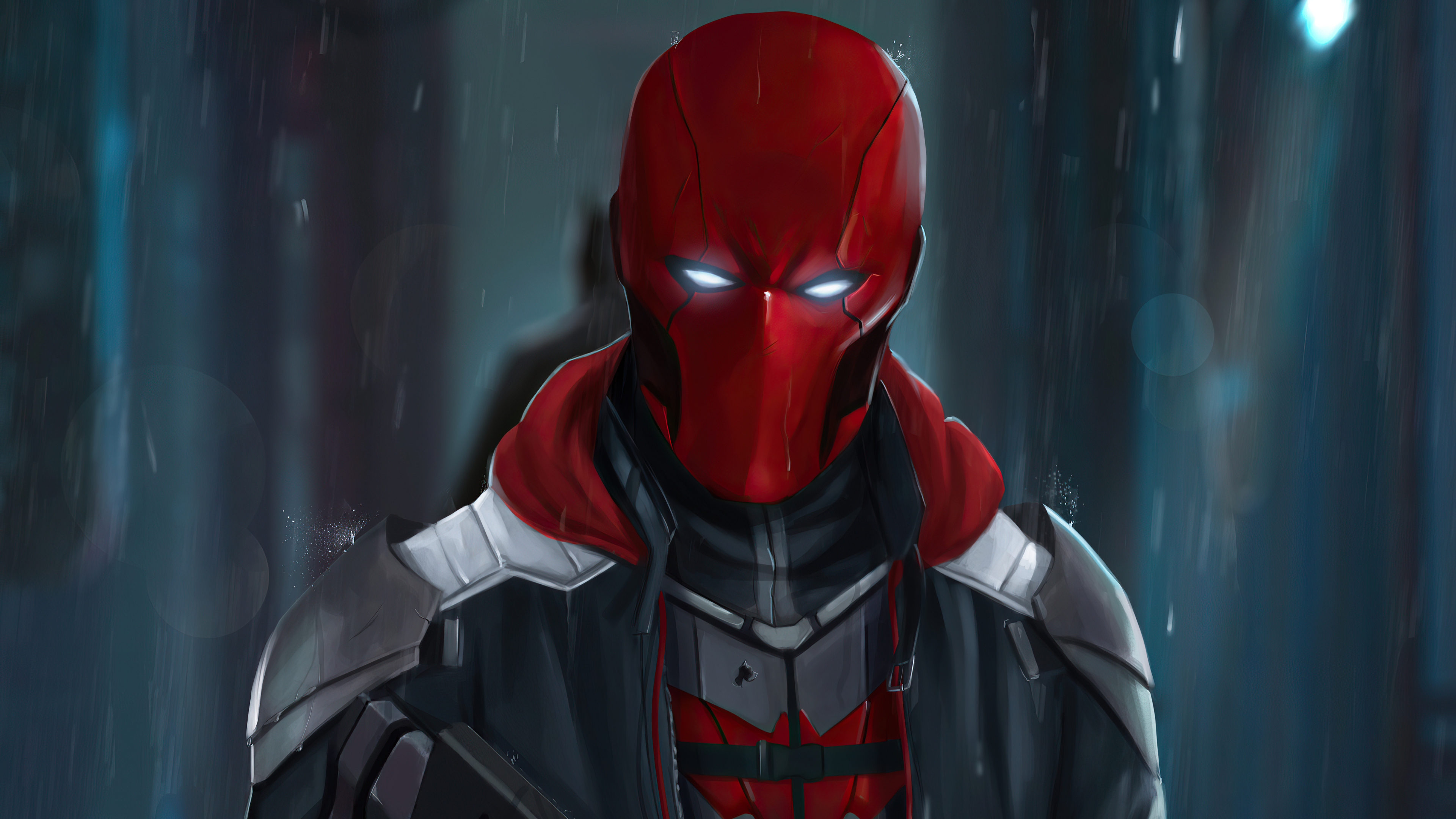 Red Hood artwork 4K HD Wallpaper