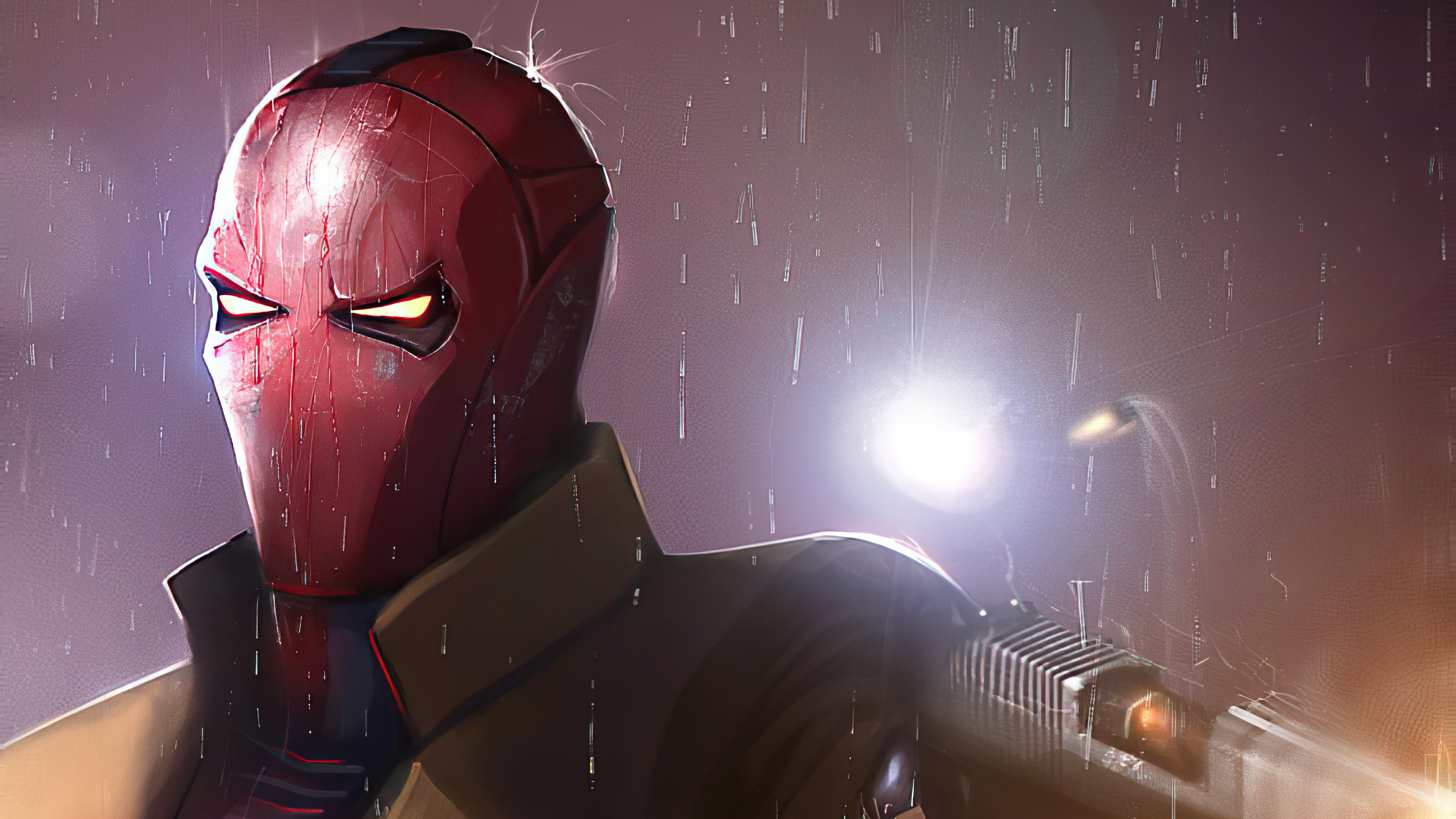 Red Hood artwork 4K HD Wallpaper
