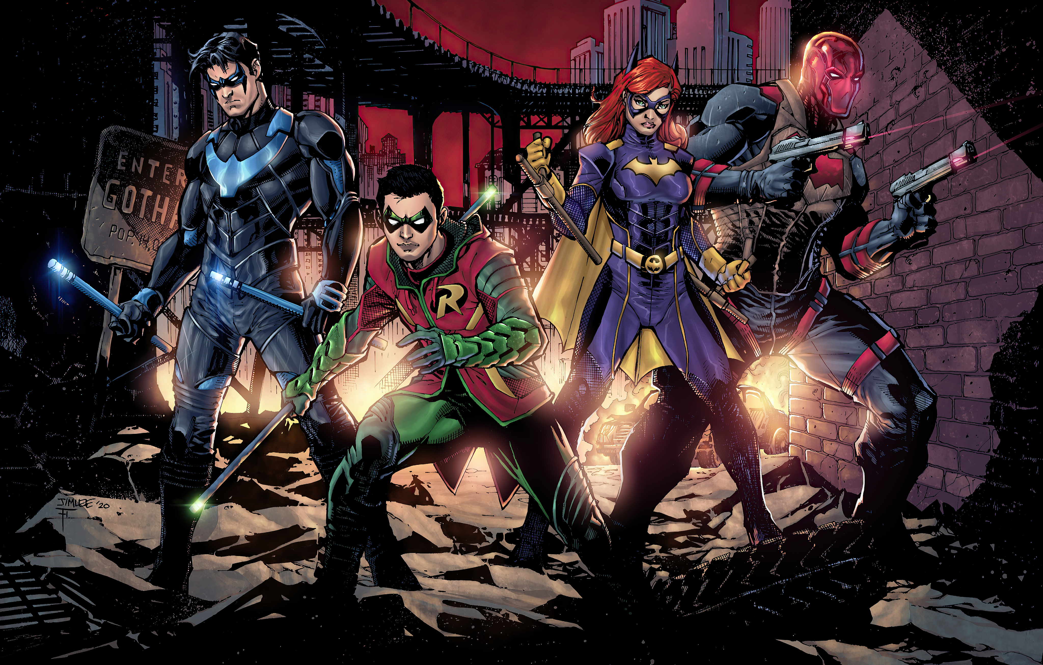 Gotham Knights Artwork HD Wallpaper