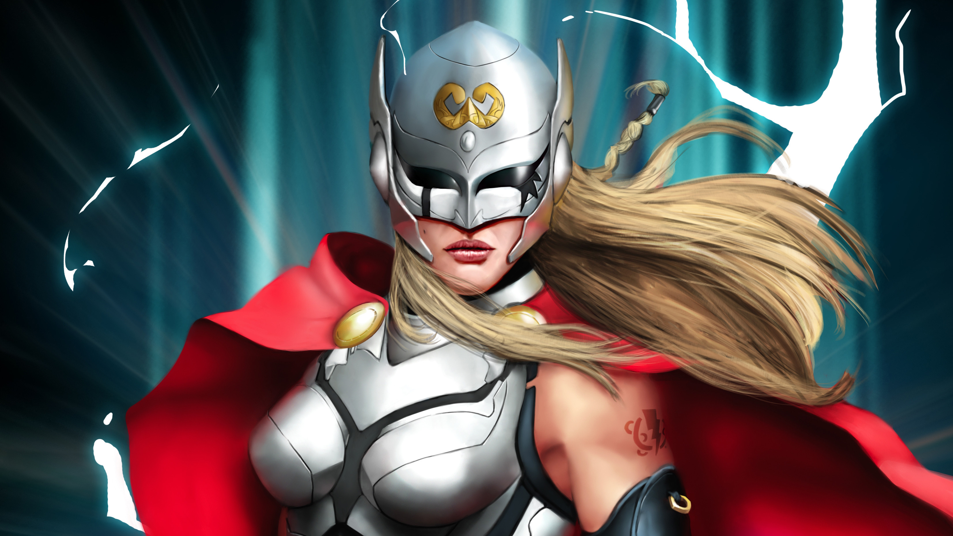Thor from Love and Thunder artwork HD Wallpaper