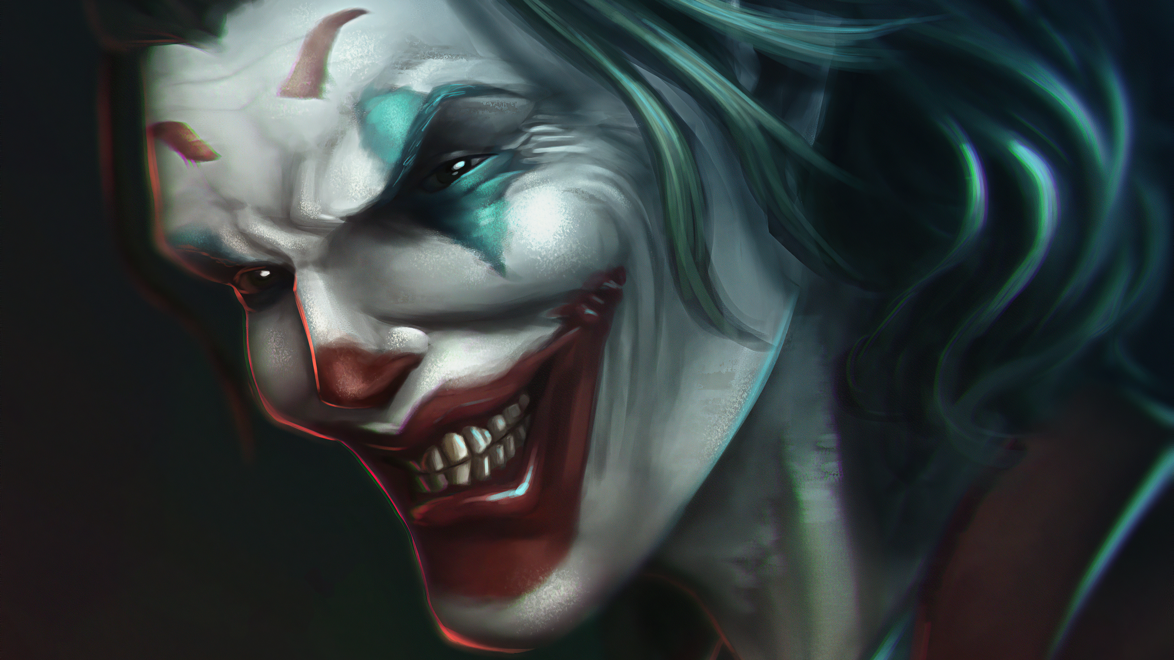 Joker artwork 4K HD Wallpaper