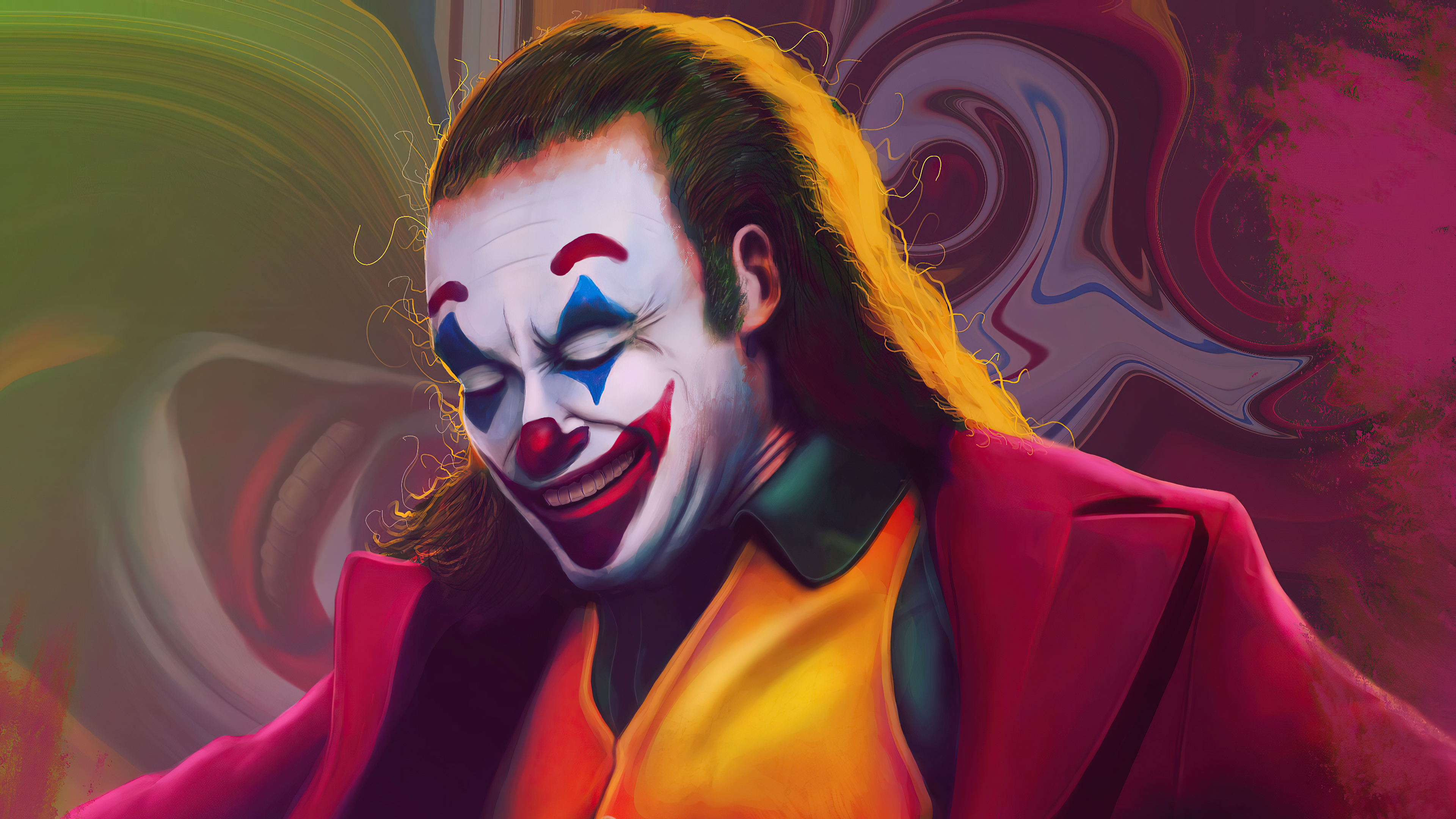 Joker artwork 4K HD Wallpaper