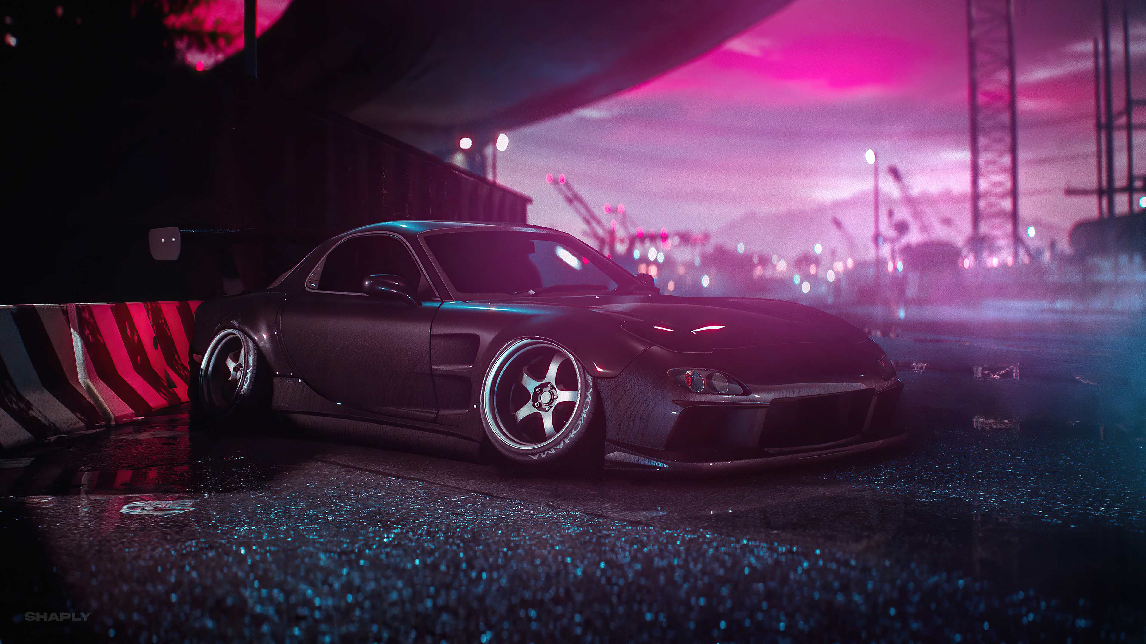 Mazda RX-7 from Need for Speed 4K HD Wallpaper