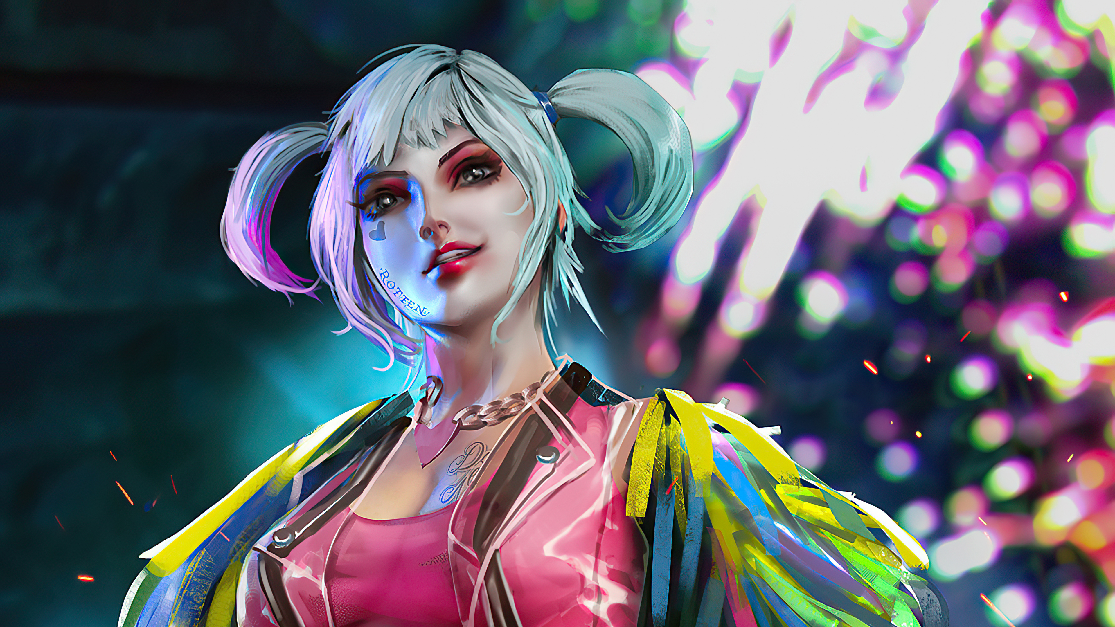 Harley Quinn artwork 4K HD Wallpaper