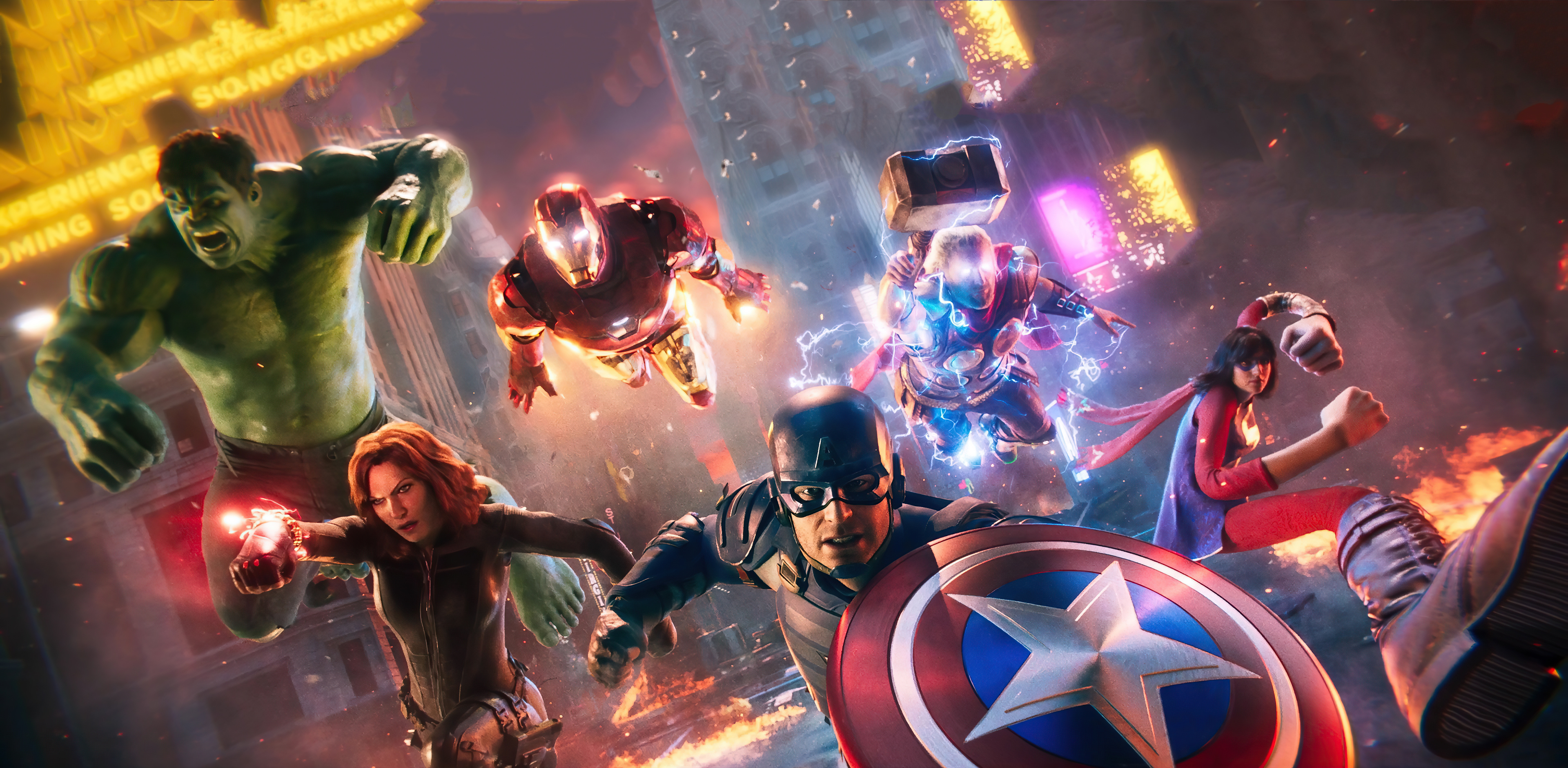 Avengers from Marvel's Avengers game HD Wallpaper