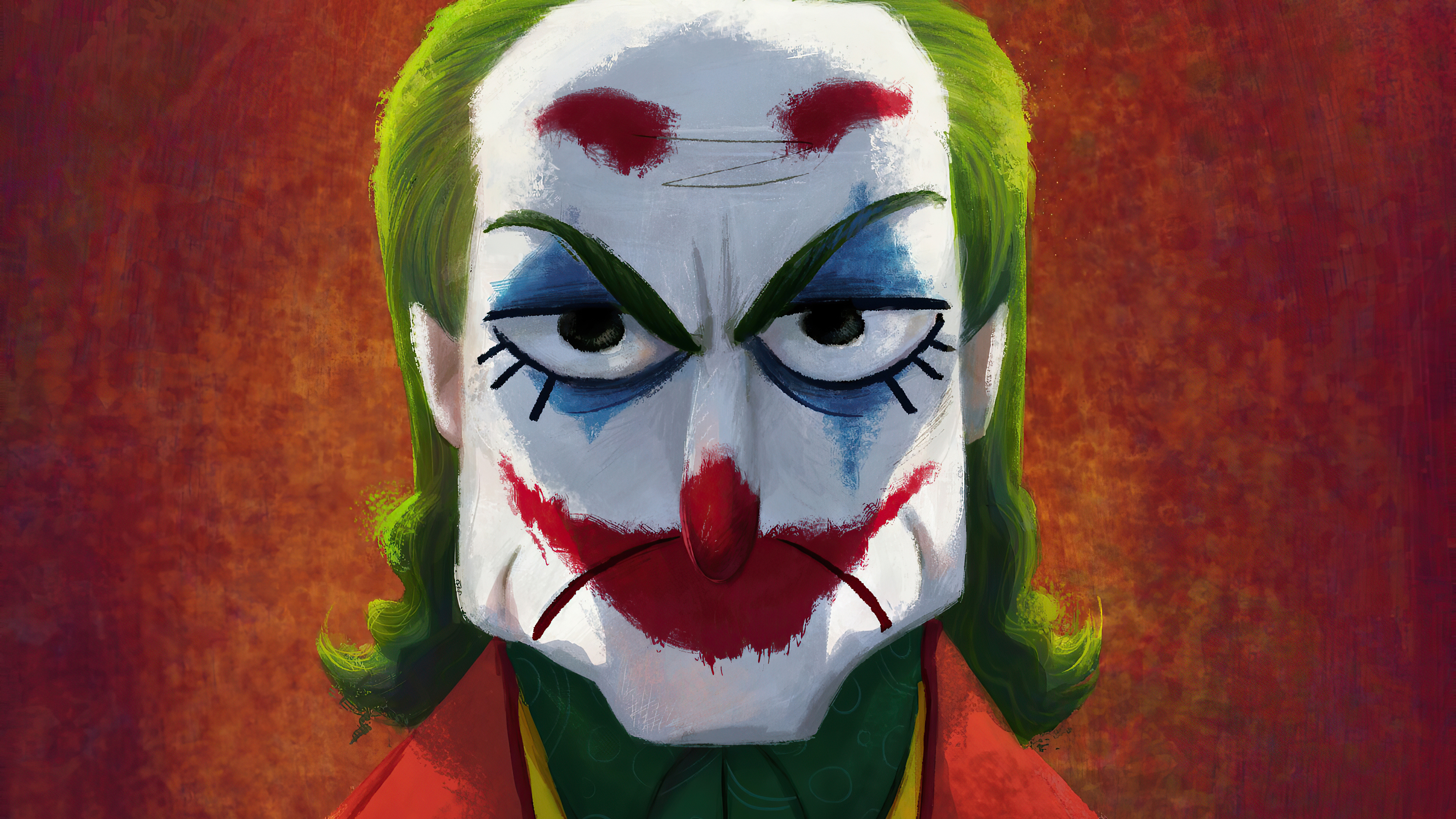 Joker artwork 4K HD Wallpaper