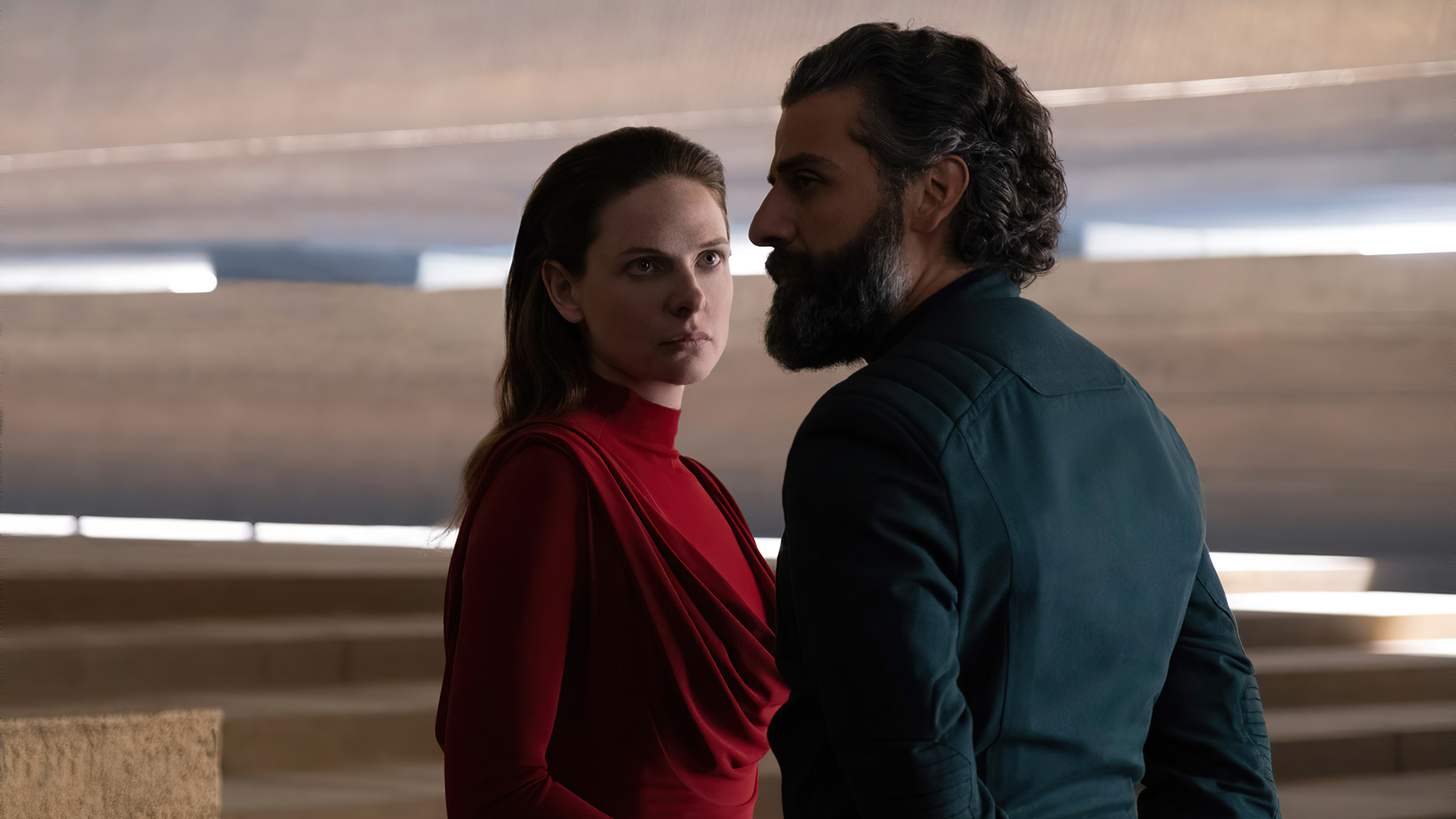 Rebecca Ferguson and Oscar Isaac from Dune HD Wallpaper
