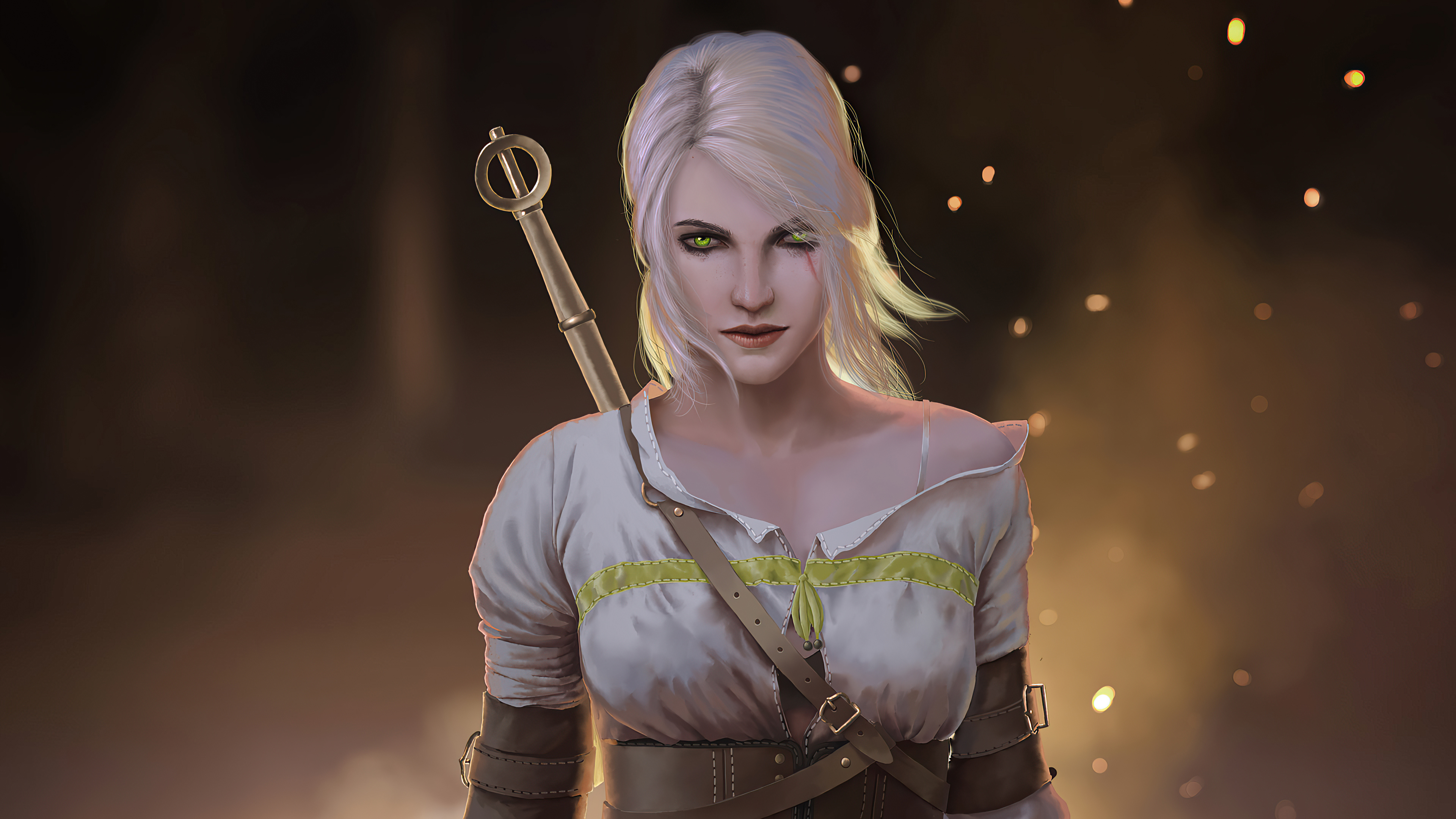 Ciri from The Witcher 3 HD Wallpaper