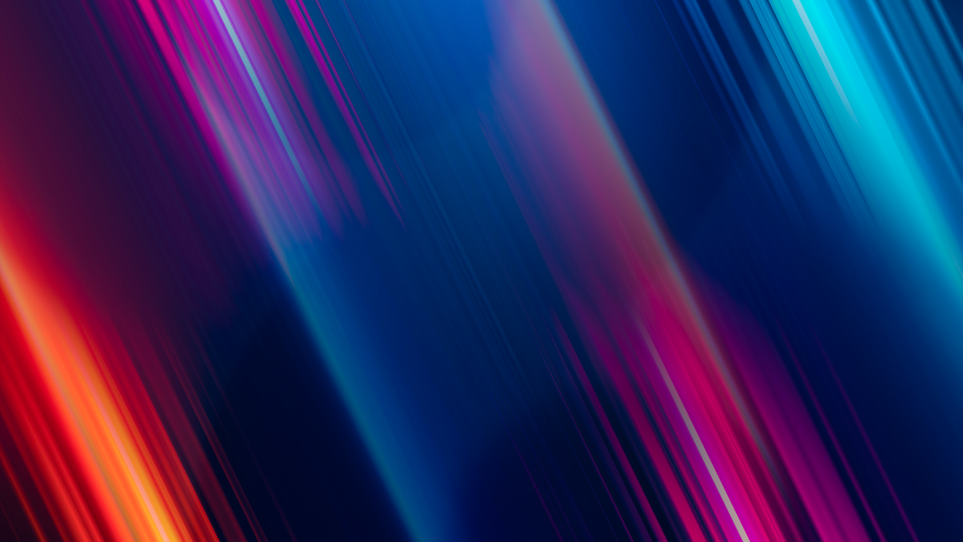 Abstract digital art with colorful light streaks HD Wallpaper