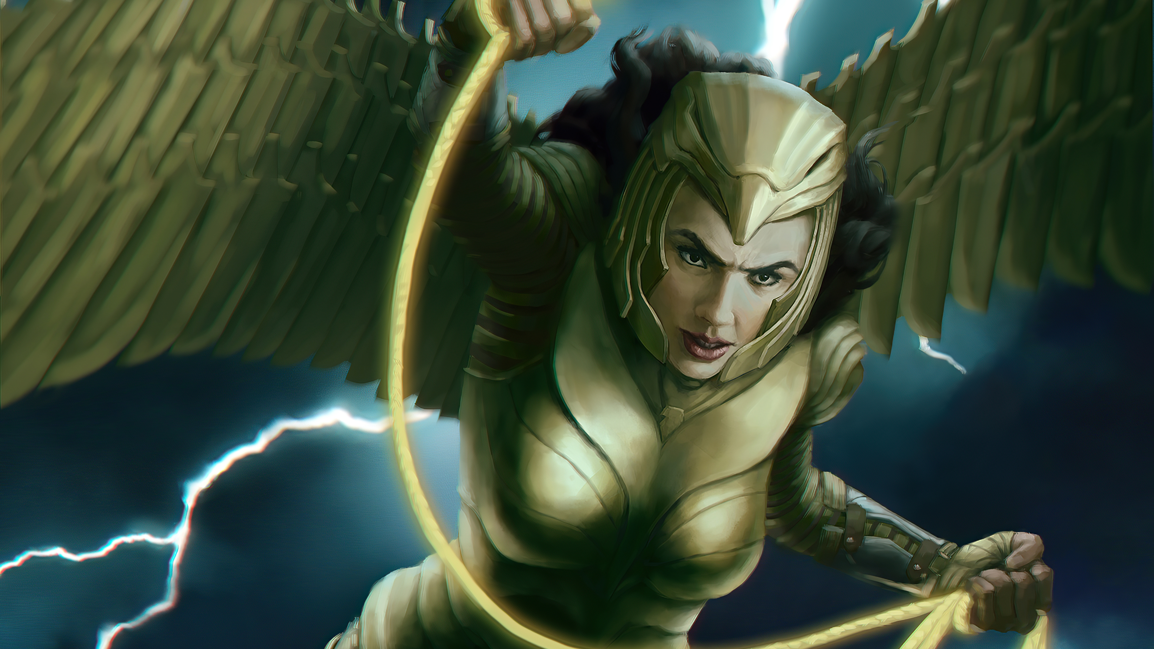 Wonder Woman from Wonder Woman 1984 artwork HD Wallpaper