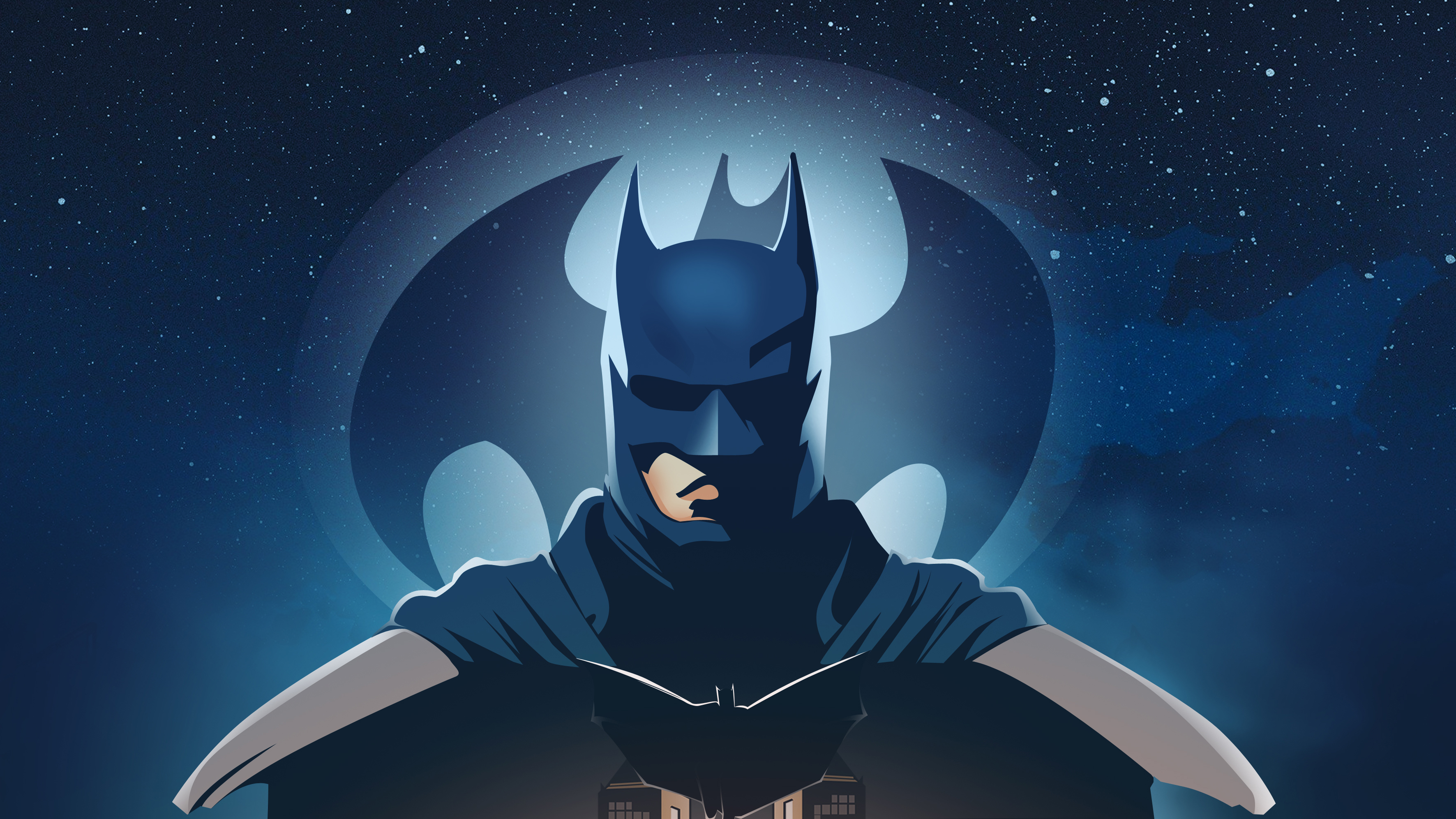 Batman artwork 4K HD Wallpaper