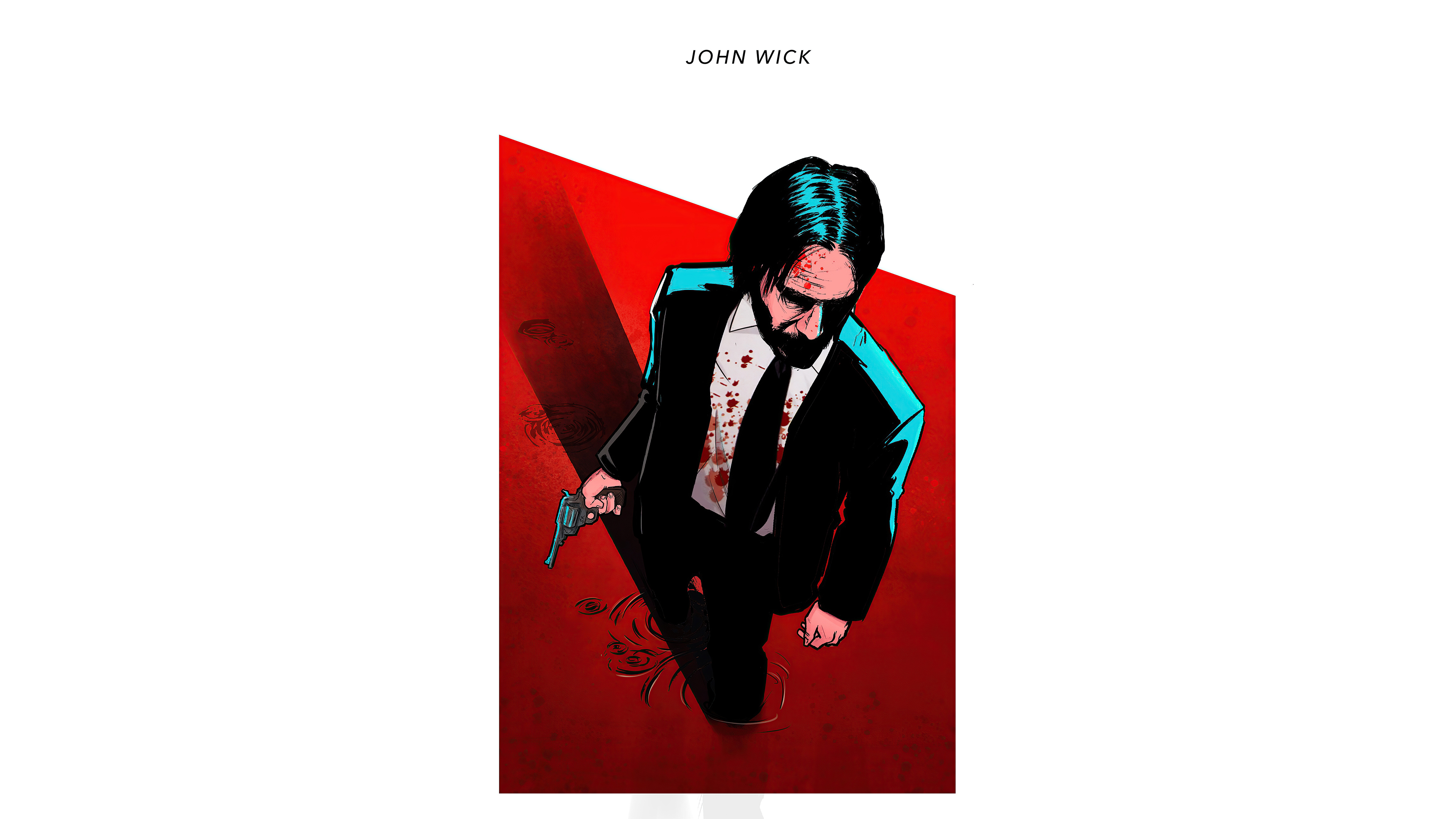 John Wick artwork HD Wallpaper