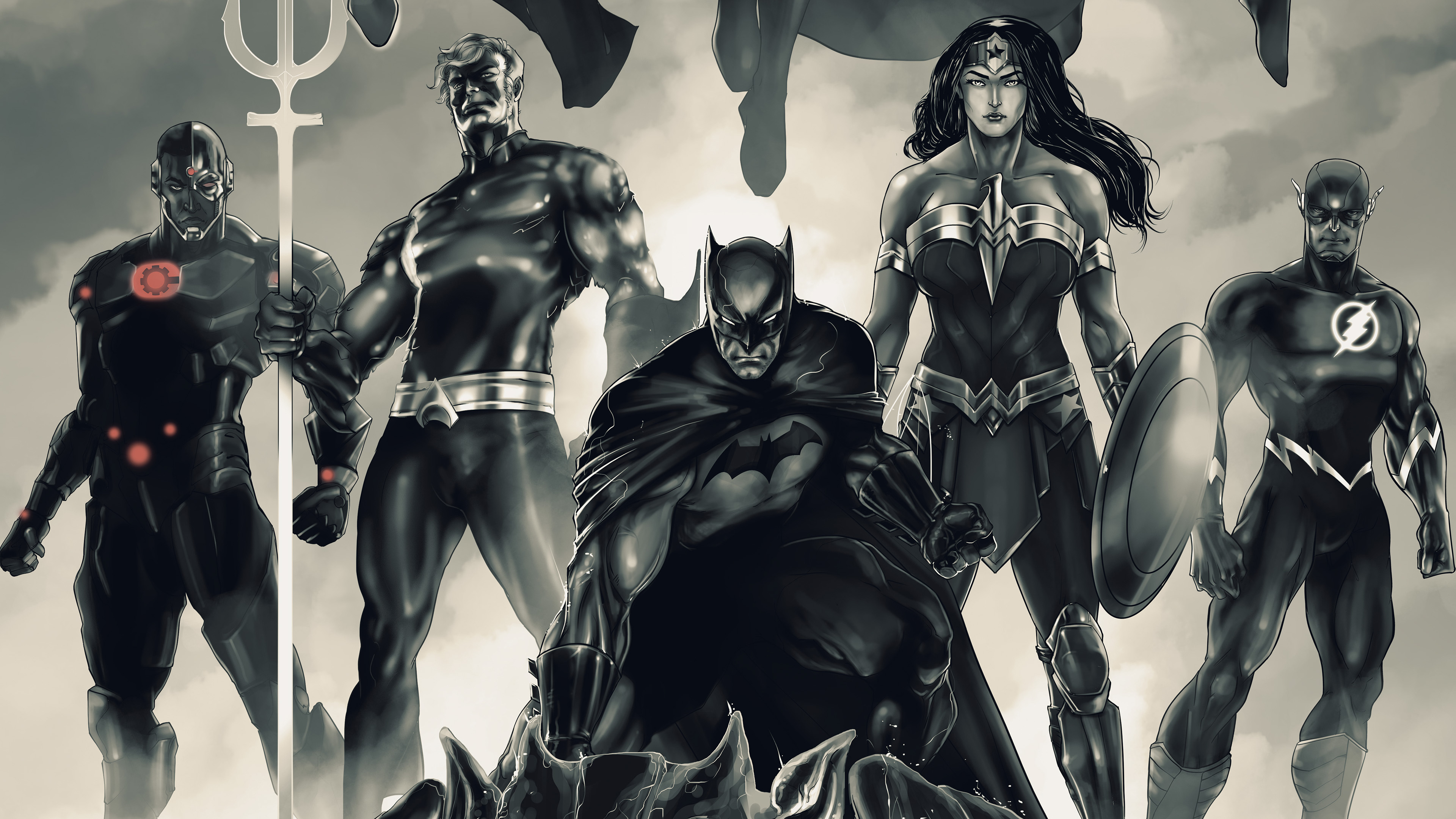 Justice League Artwork 4K HD Wallpaper