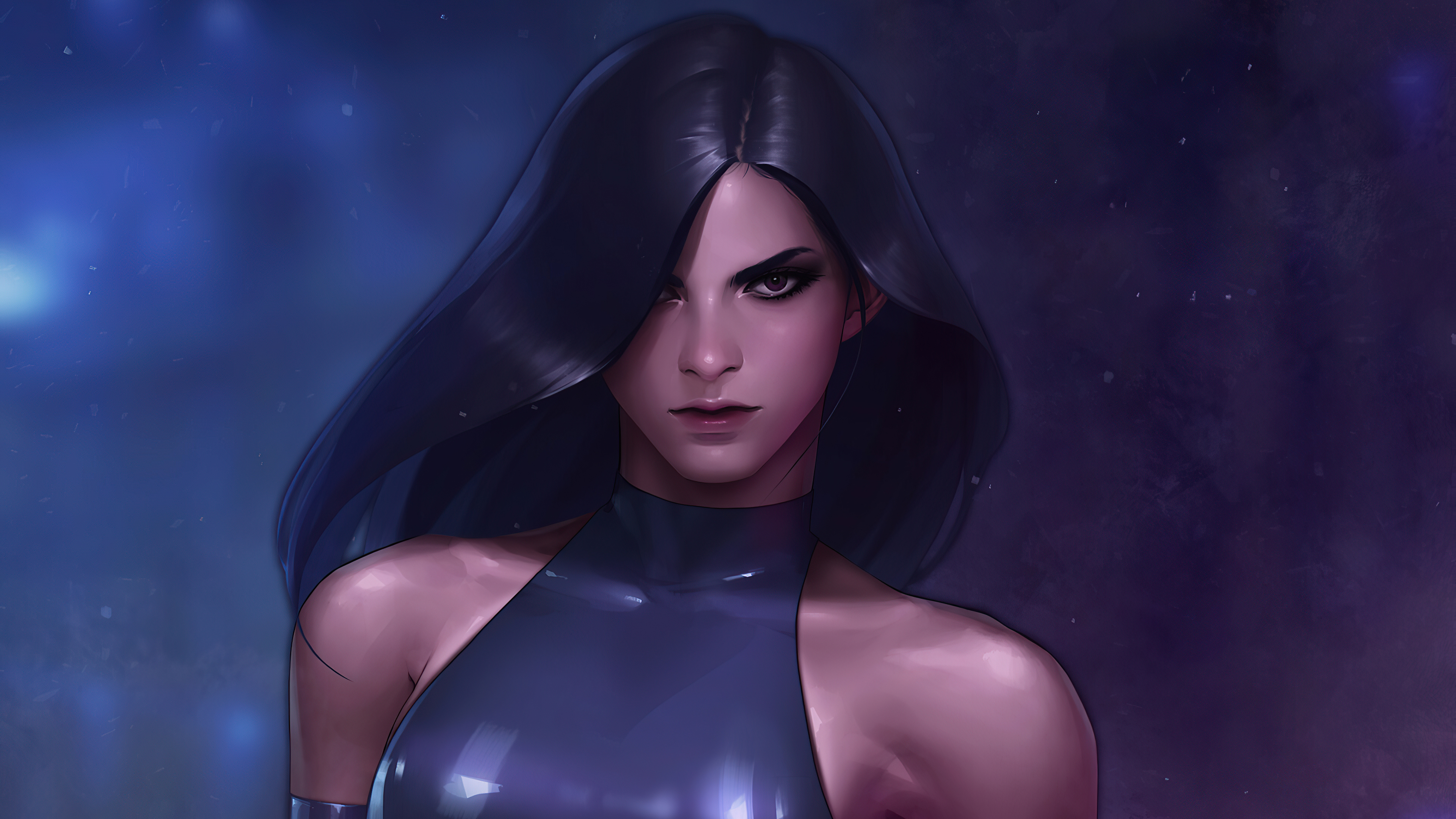 Psylocke artwork HD Wallpaper