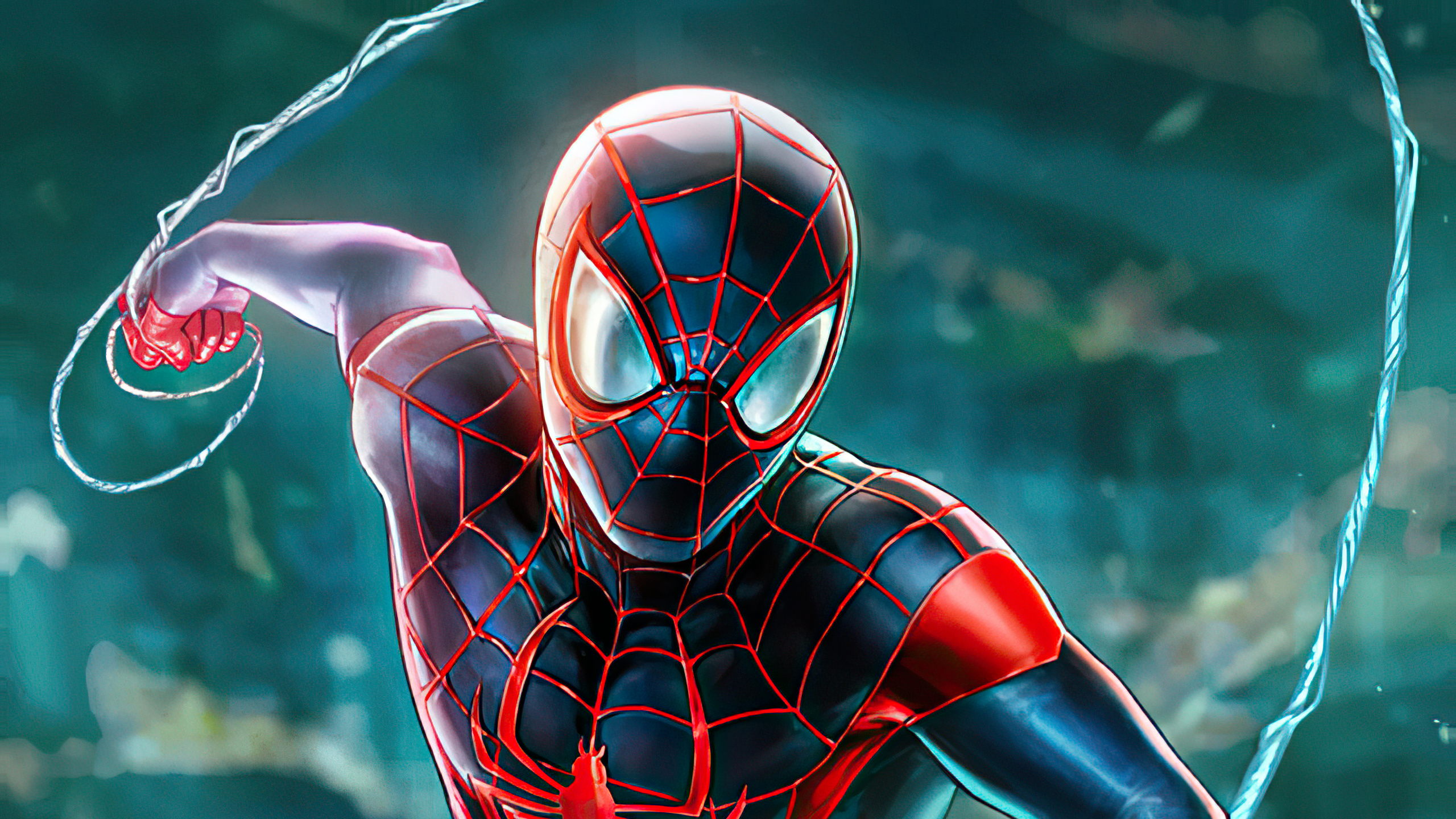 Miles Morales Spider-Man 4K Artwork HD Wallpaper
