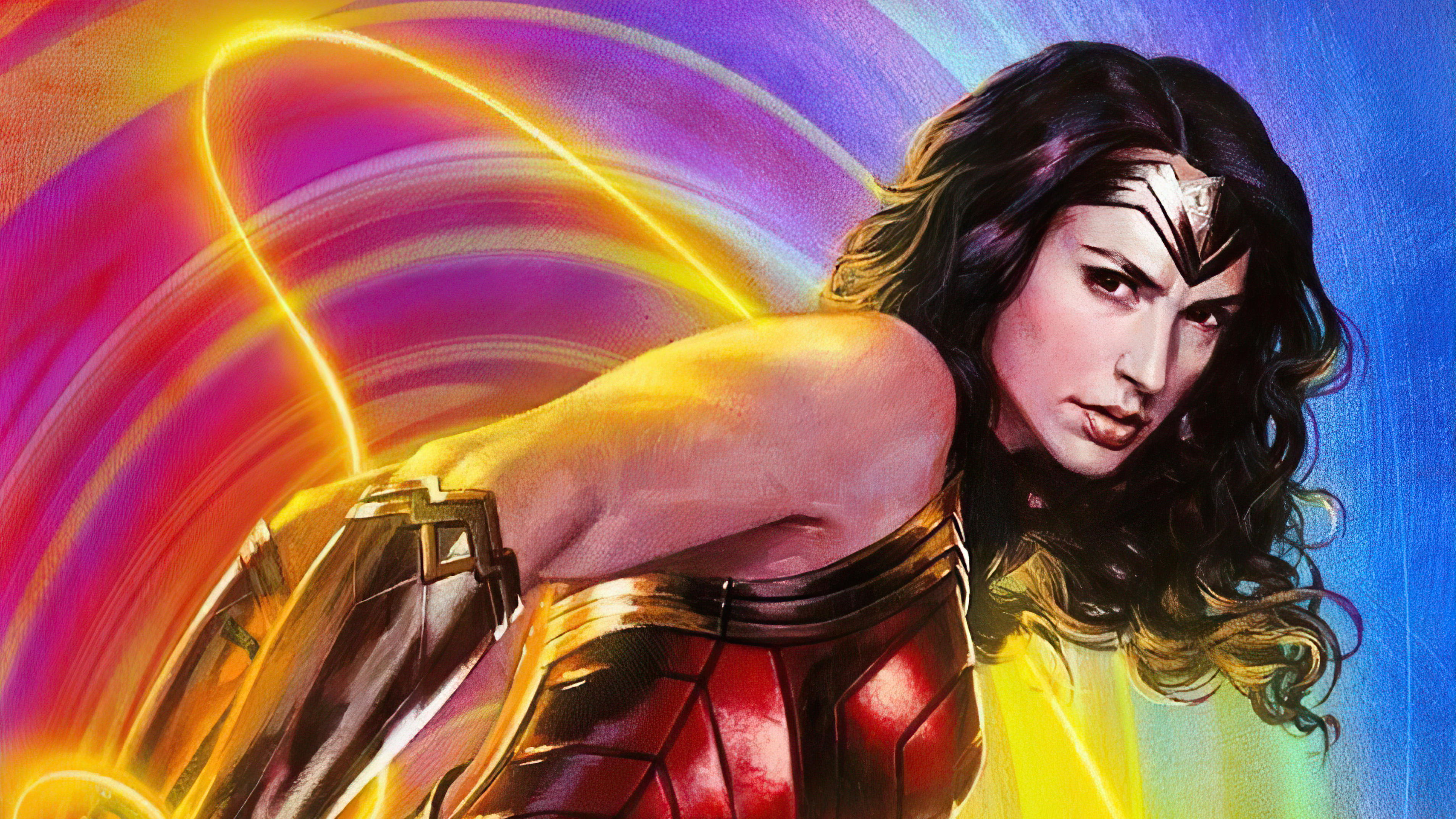 Wonder Woman artwork 4K HD Wallpaper