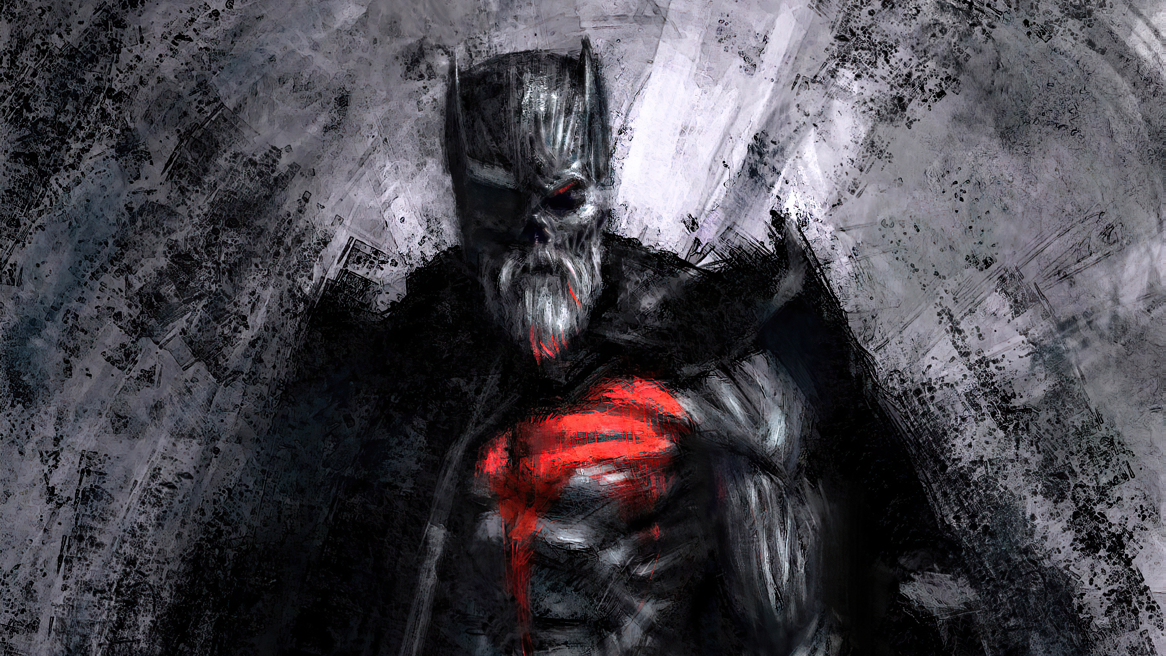 Dark Batman artwork 4K HD Wallpaper