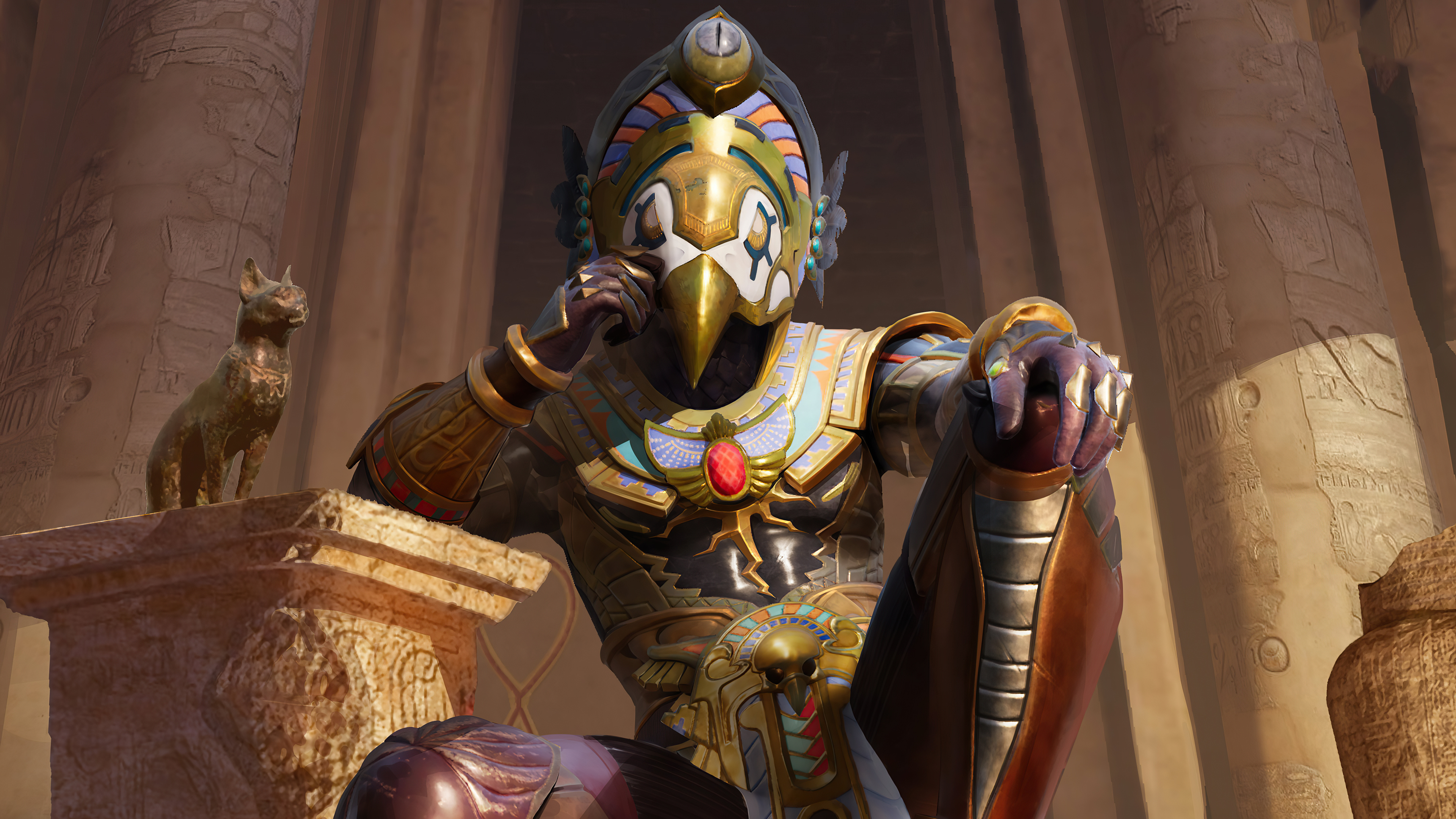 Character in Egyptian-themed armor from PUBG HD Wallpaper