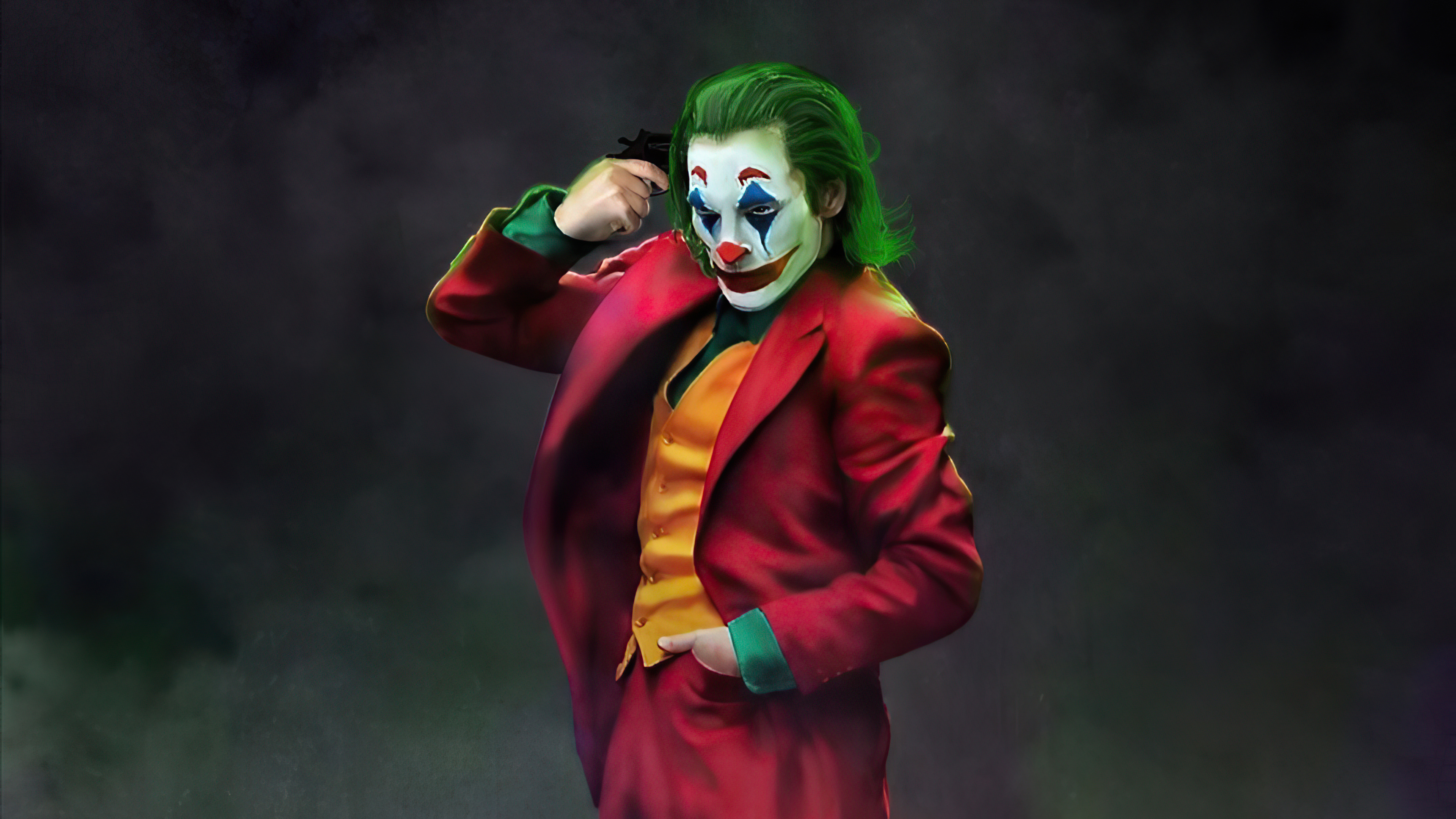 Joker artwork 4K HD Wallpaper