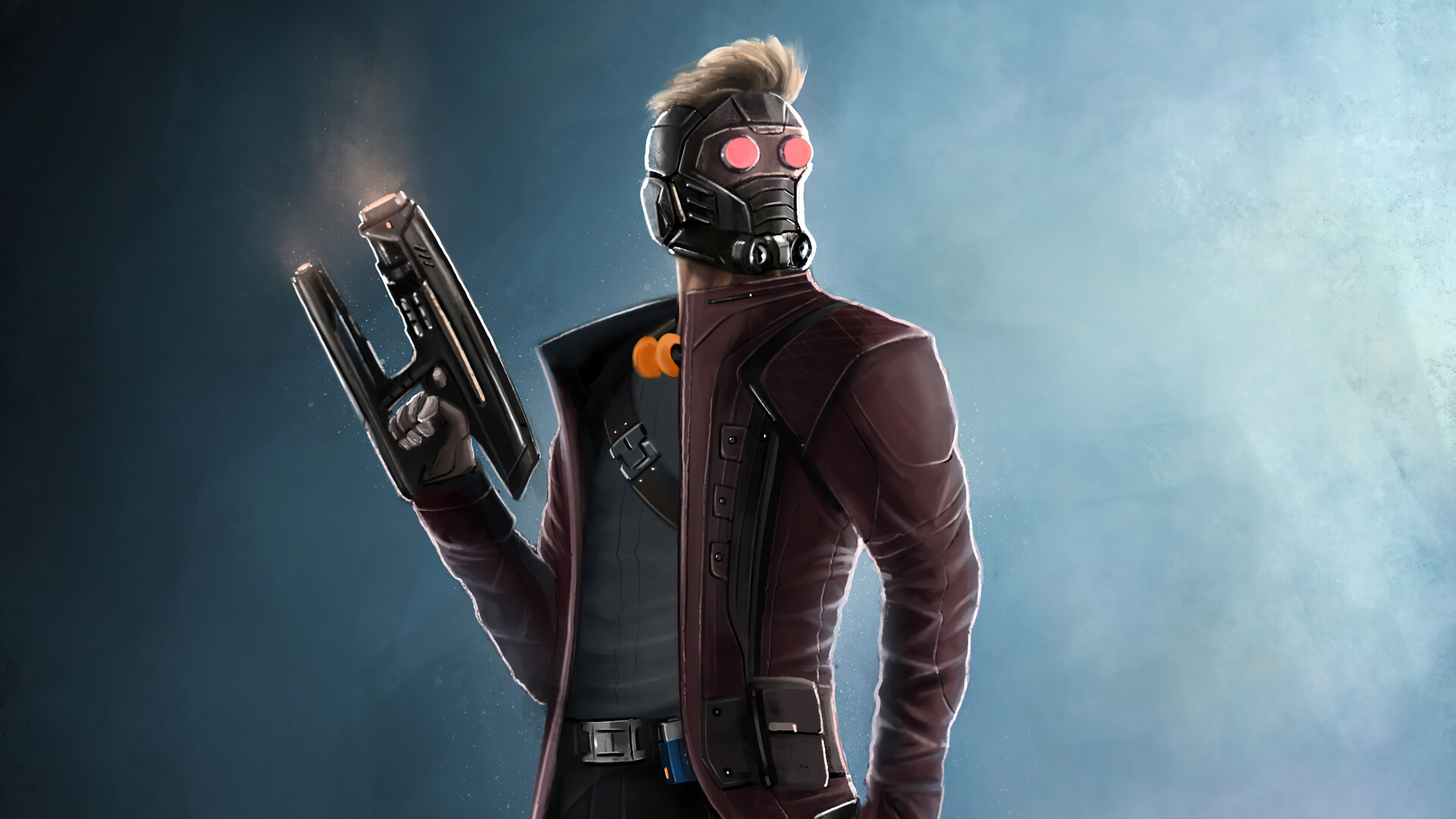 Star-Lord from Guardians of the Galaxy artwork HD Wallpaper