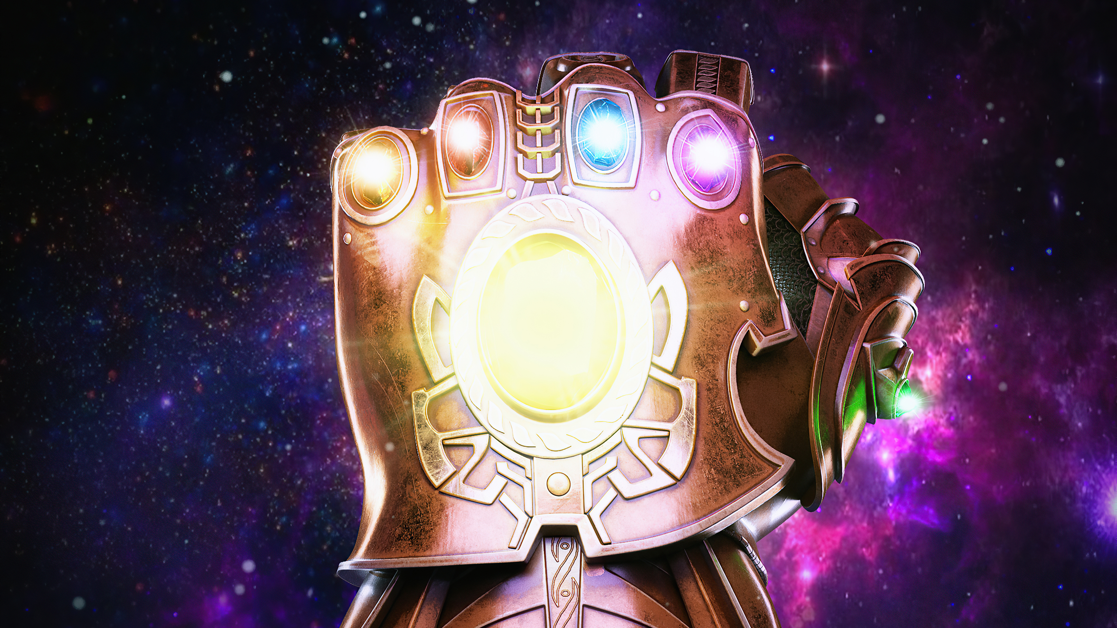 Thanos's Infinity Gauntlet in Space 4K HD Wallpaper