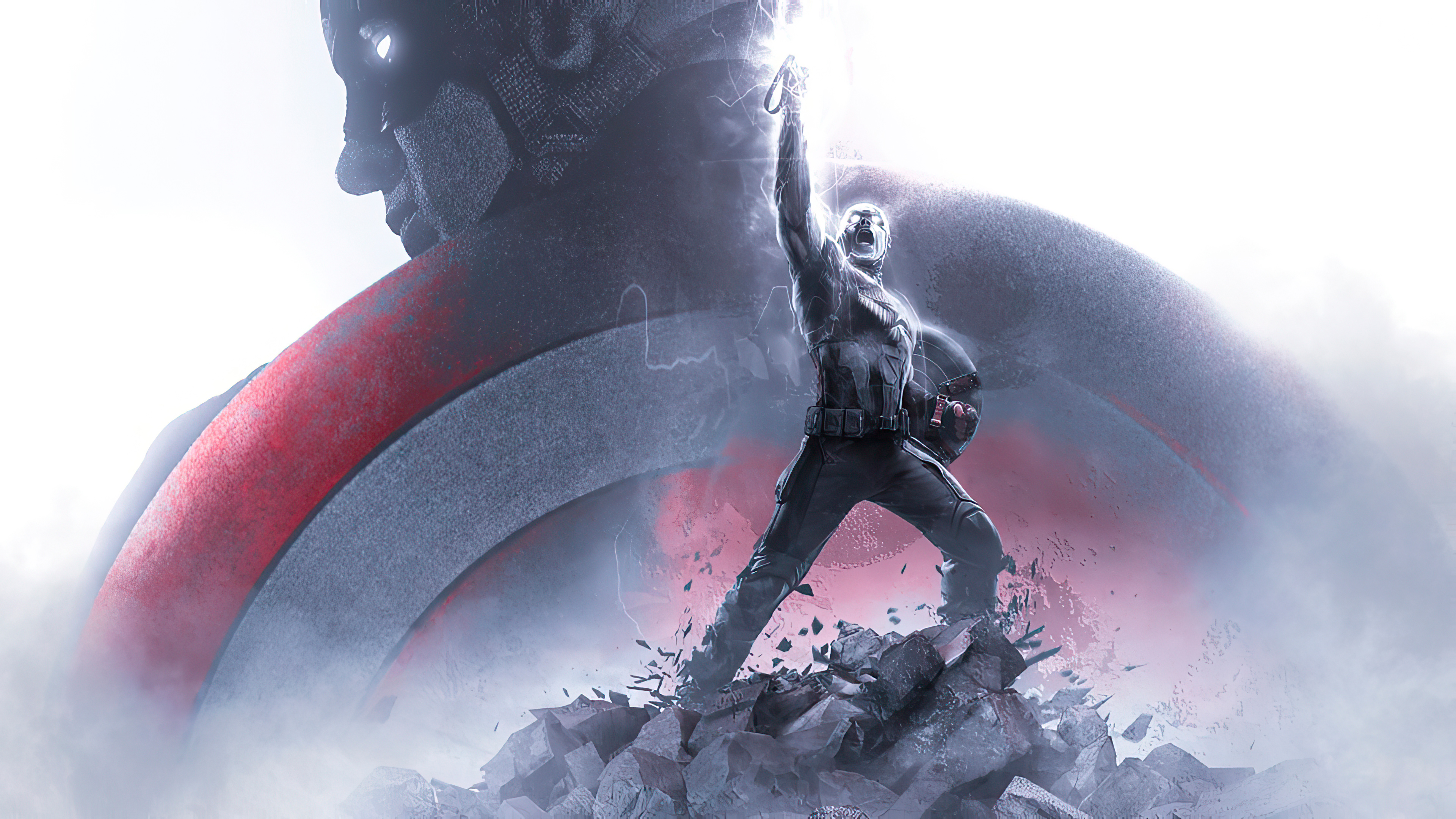 Captain America from Marvel Comics 4K HD Wallpaper