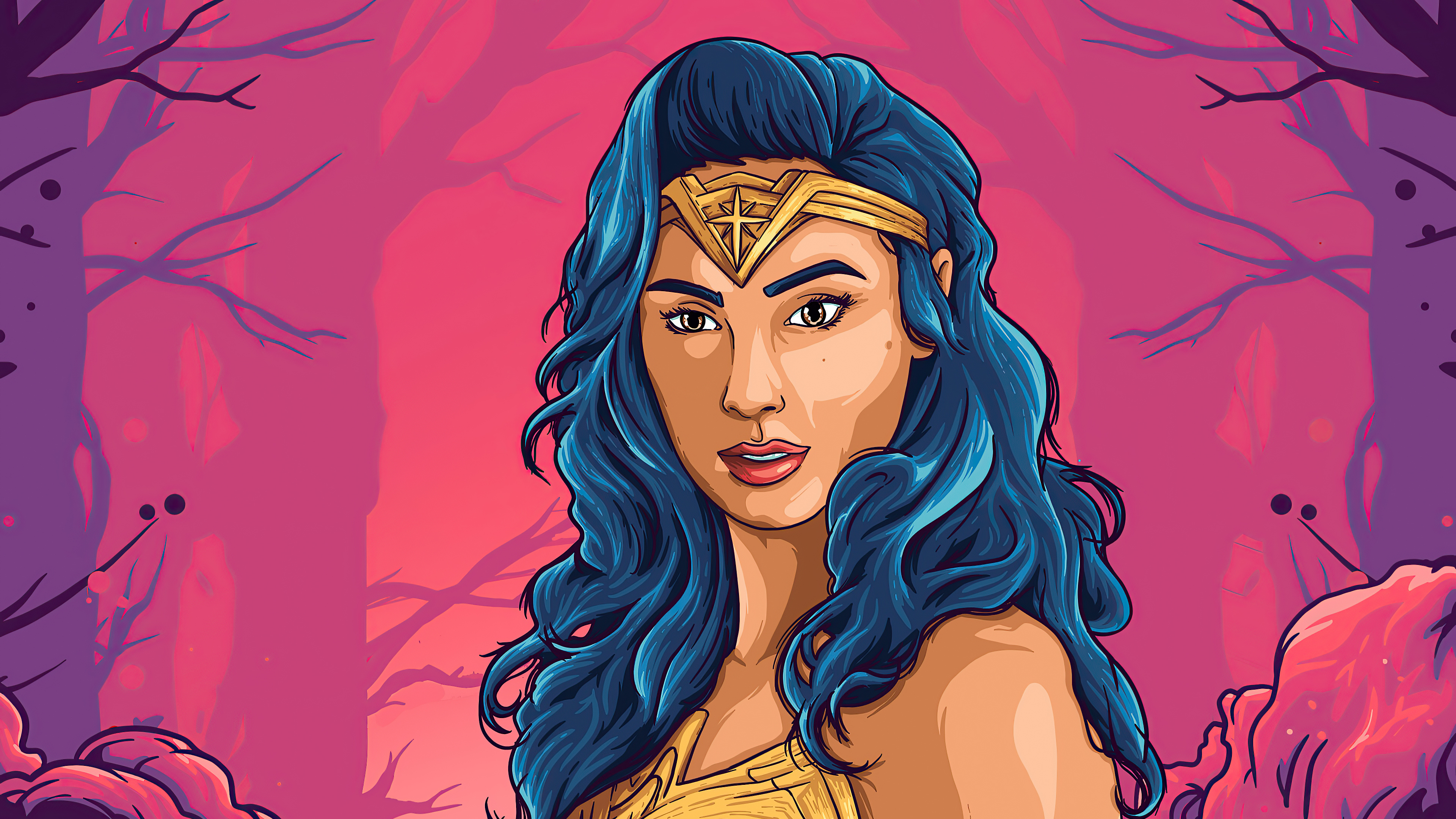 Wonder Woman artwork HD Wallpaper
