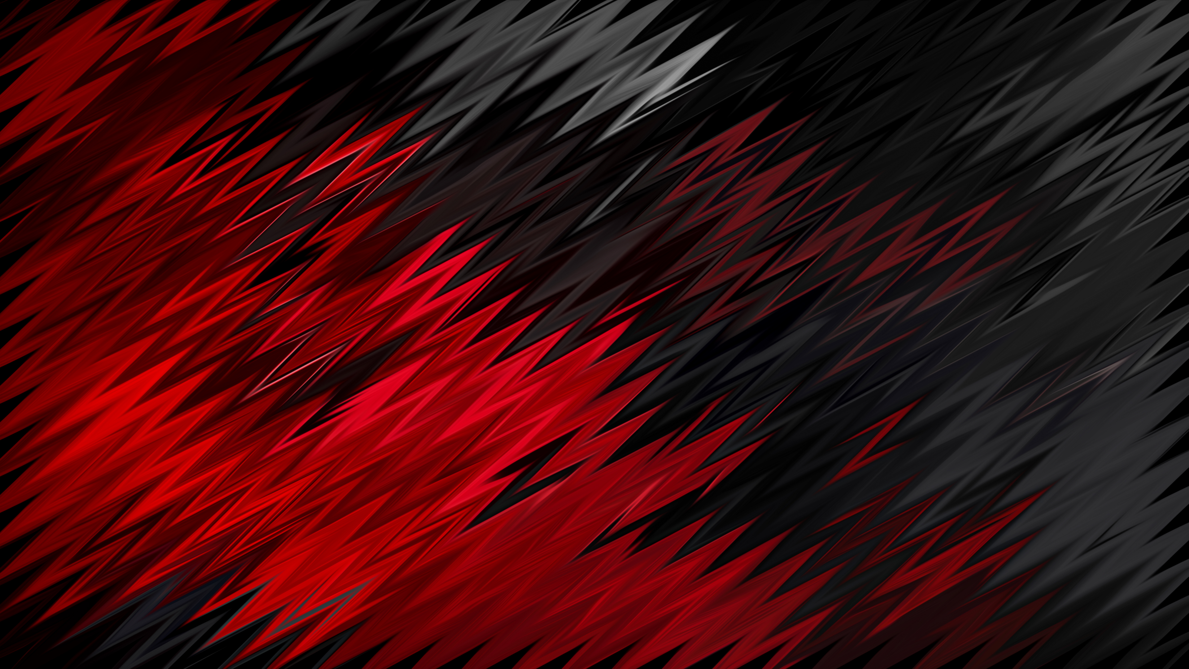 Abstract red and black digital art 4K HD Wallpaper