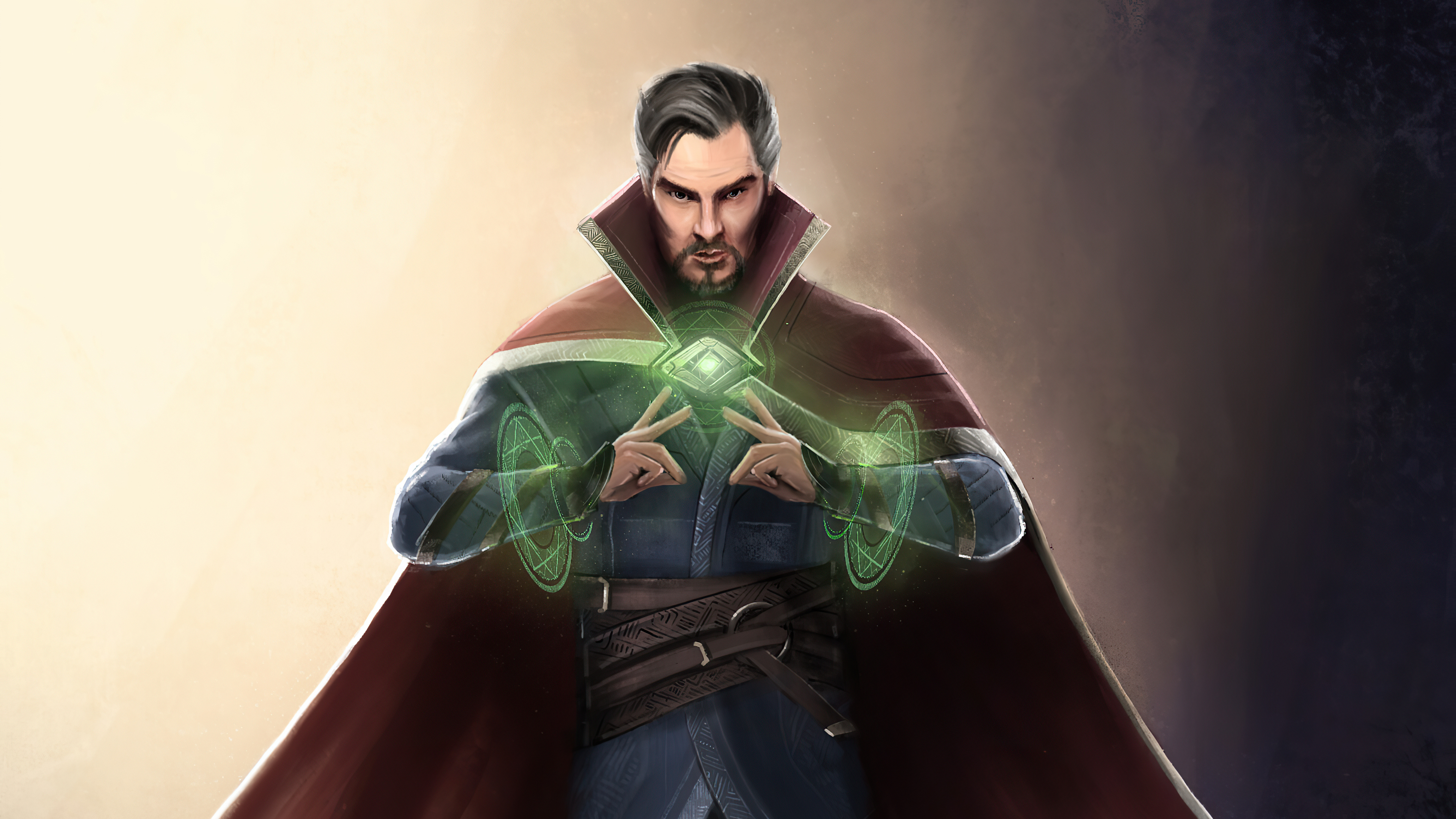 Doctor Strange casting a spell HD Wallpaper