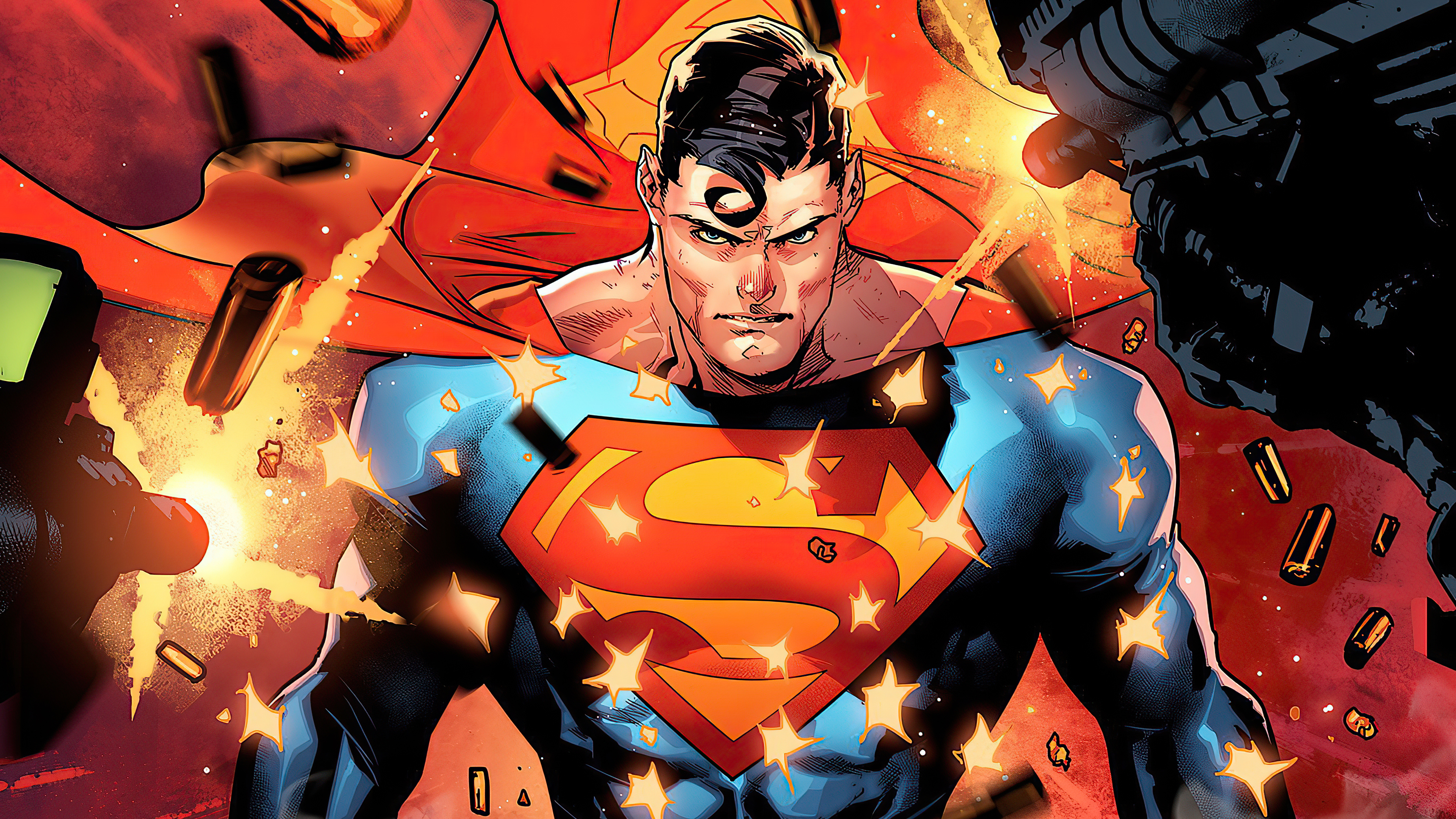 Superman in Action HD Wallpaper