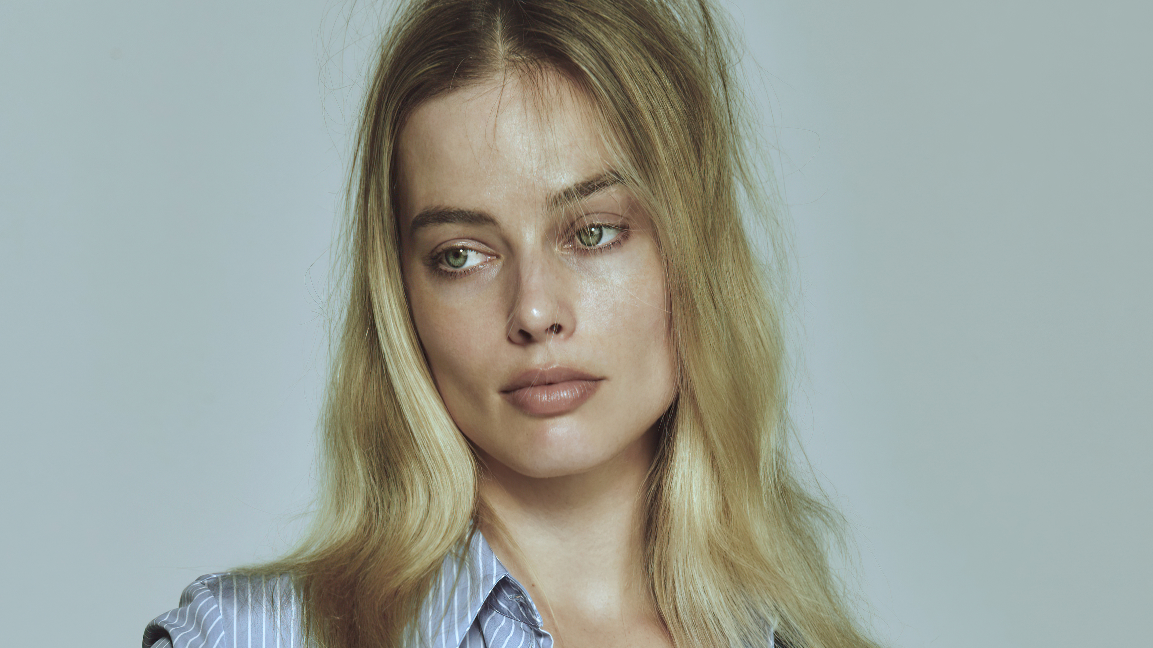 Margot Robbie 4K Photoshoot HD Wallpaper