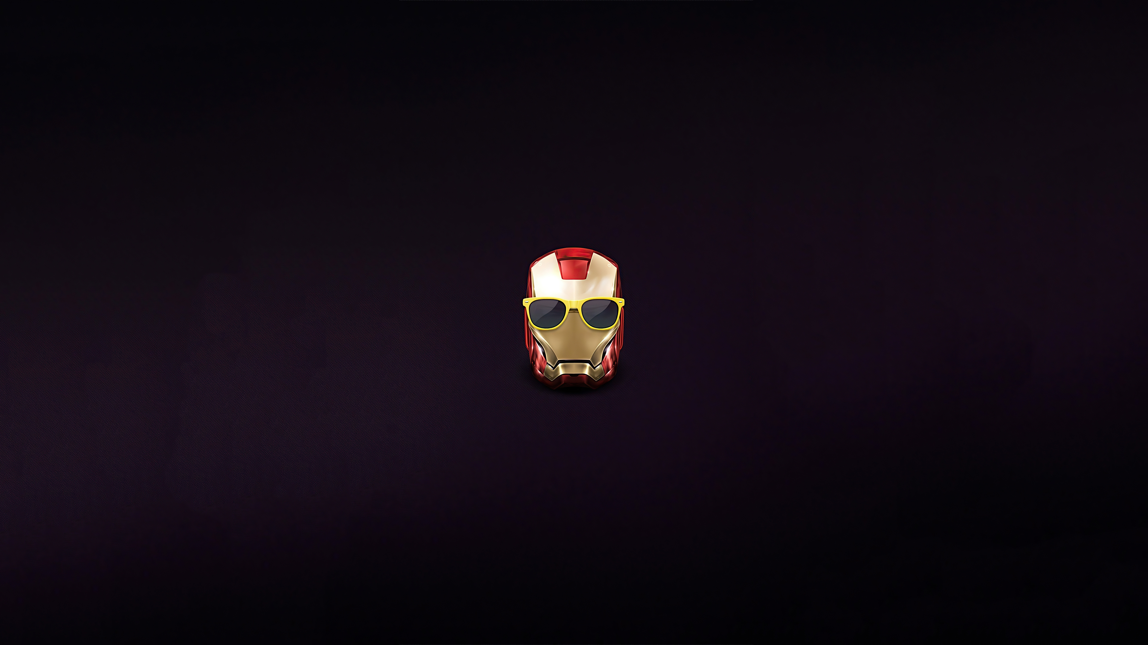 Iron Man wearing sunglasses 4K HD Wallpaper