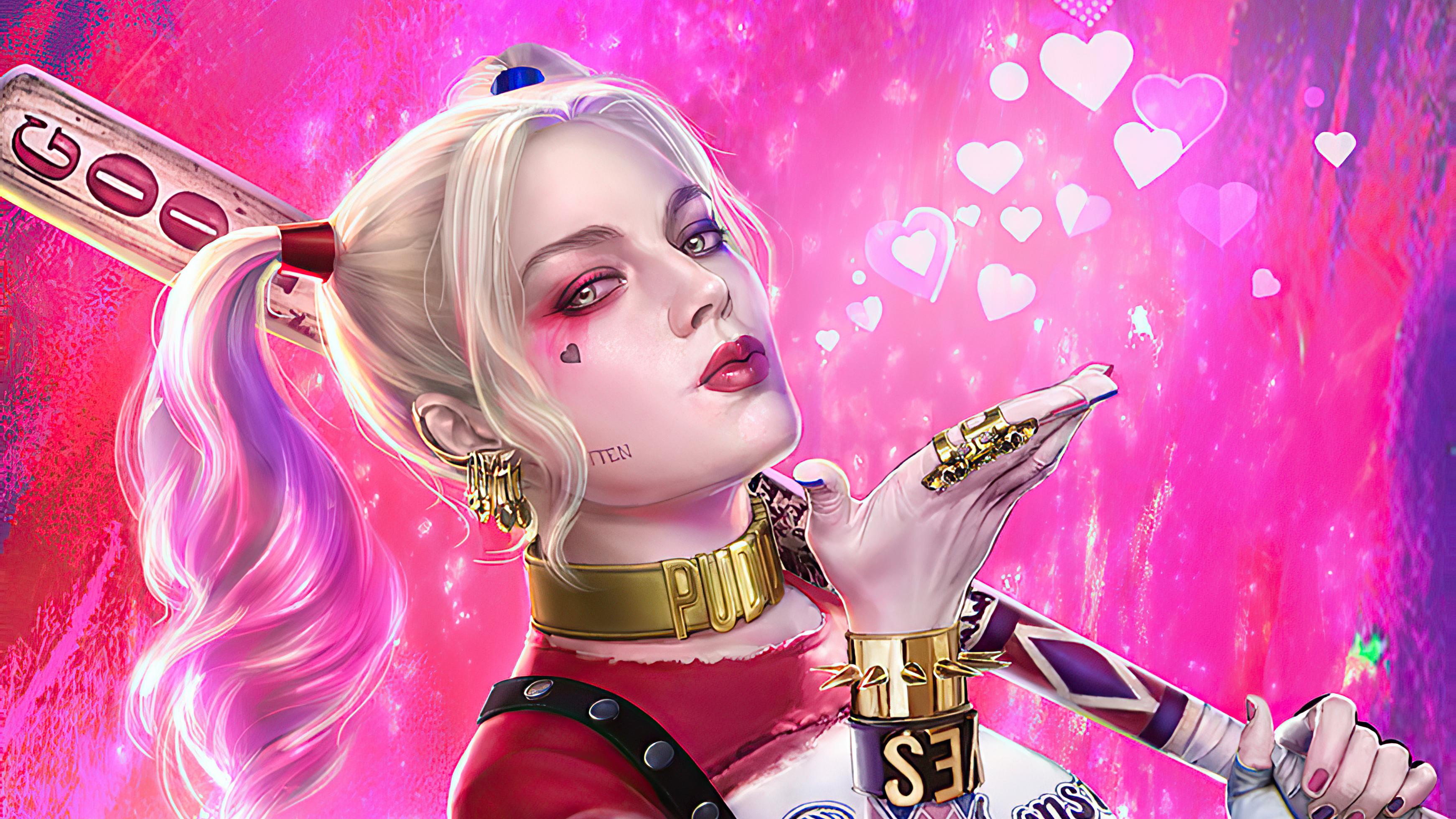 Harley Quinn artwork 4K HD Wallpaper