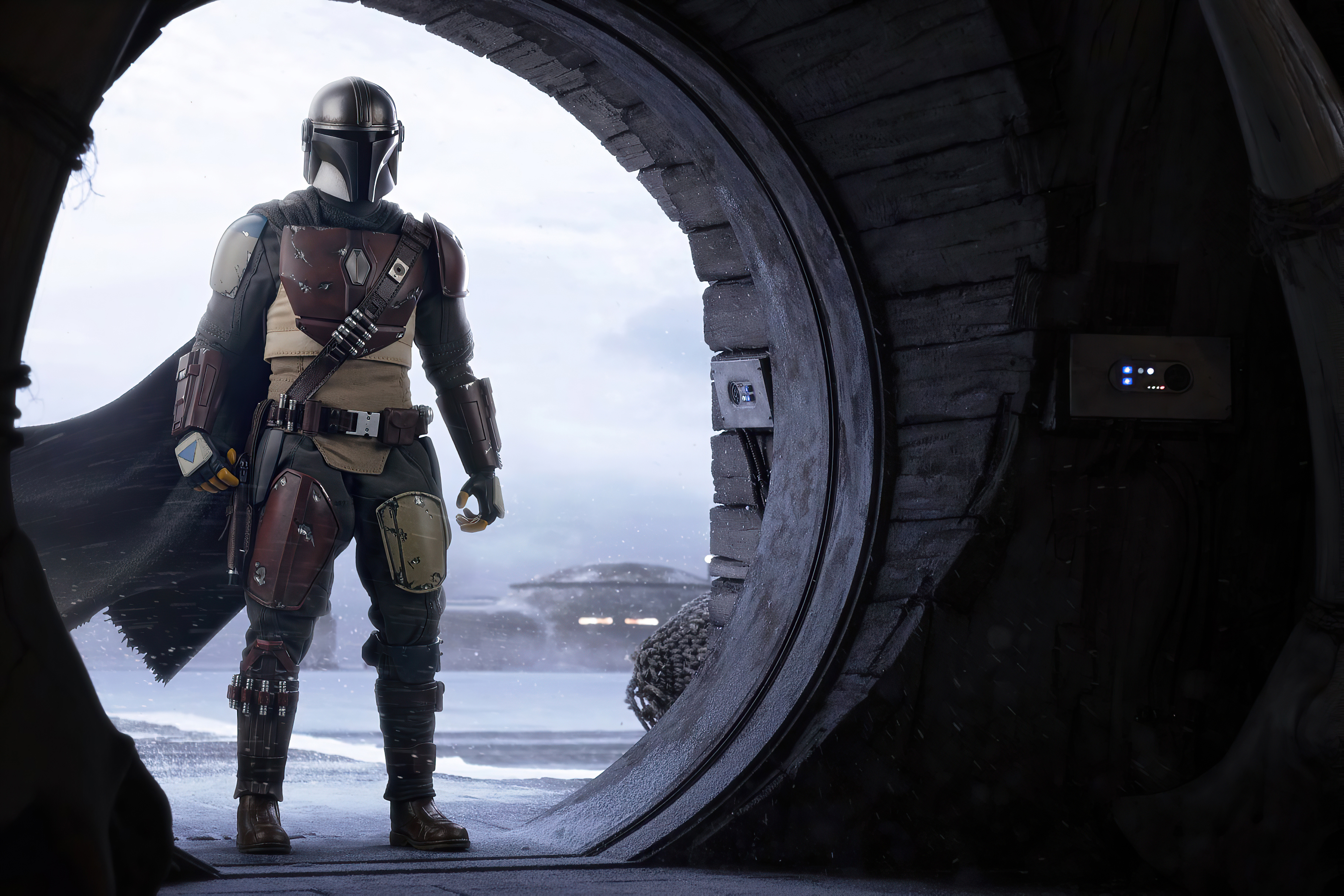 The Mandalorian from Star Wars 4K HD Wallpaper