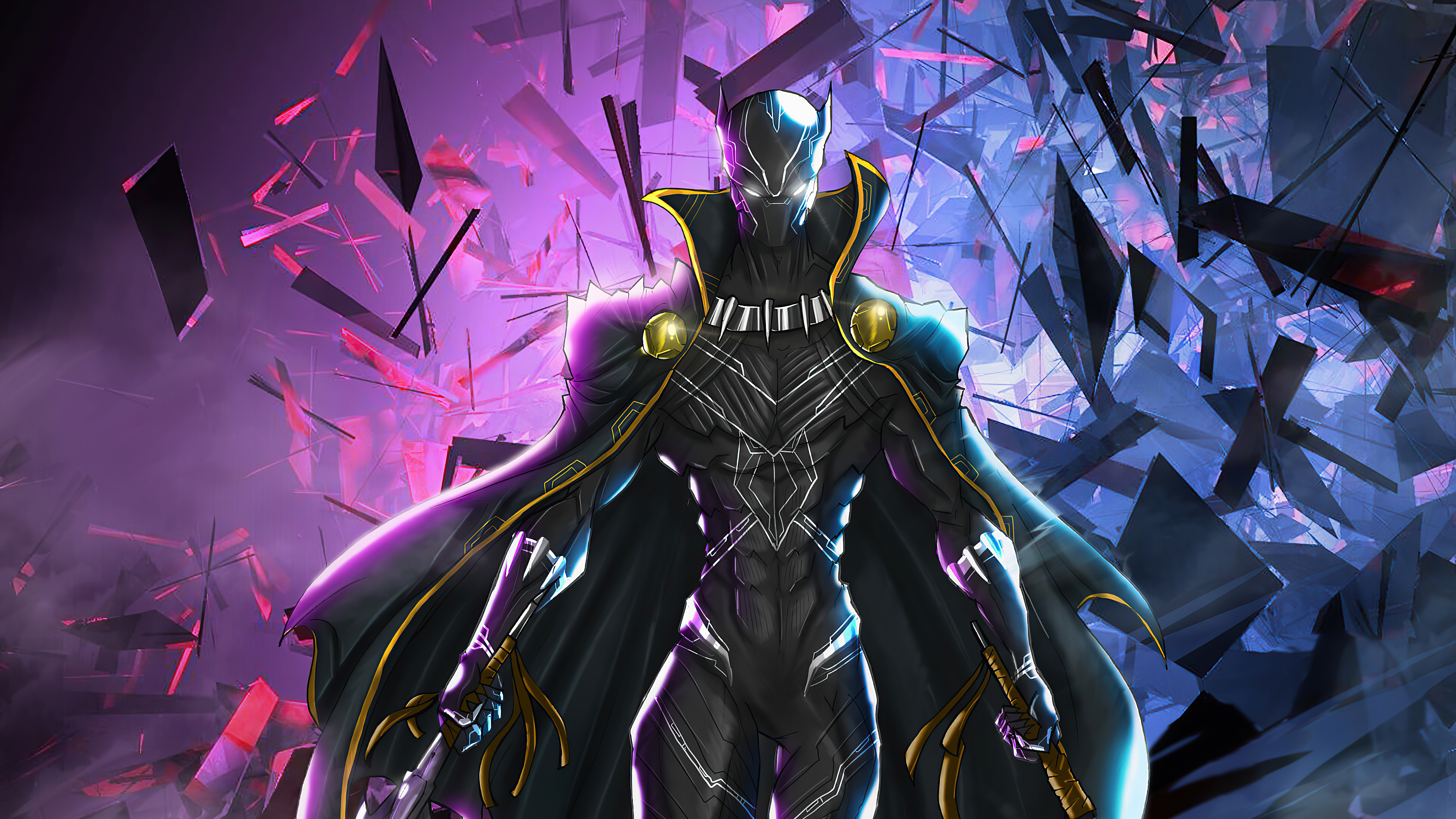 Black Panther from Marvel Artwork 4K HD Wallpaper