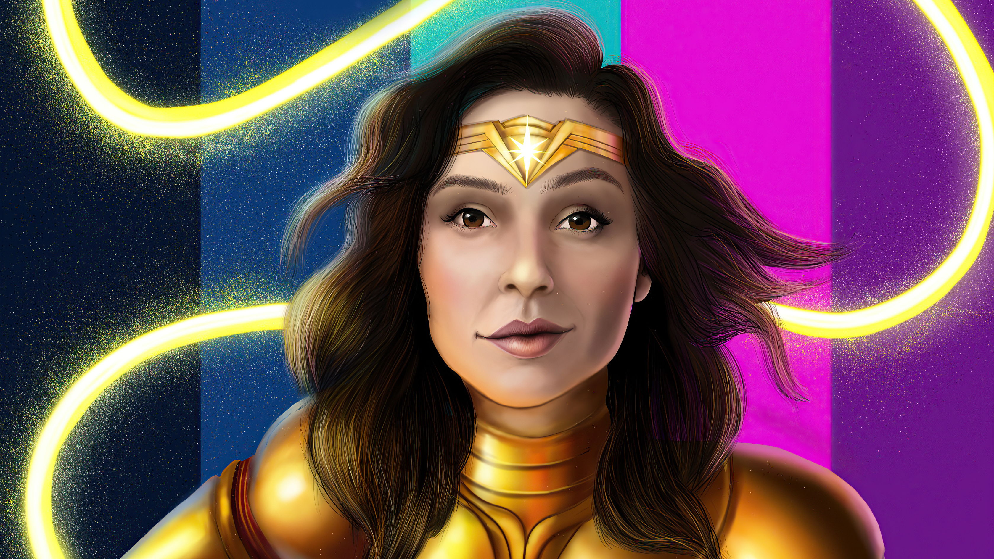 Wonder Woman from Wonder Woman 1984 artwork HD Wallpaper