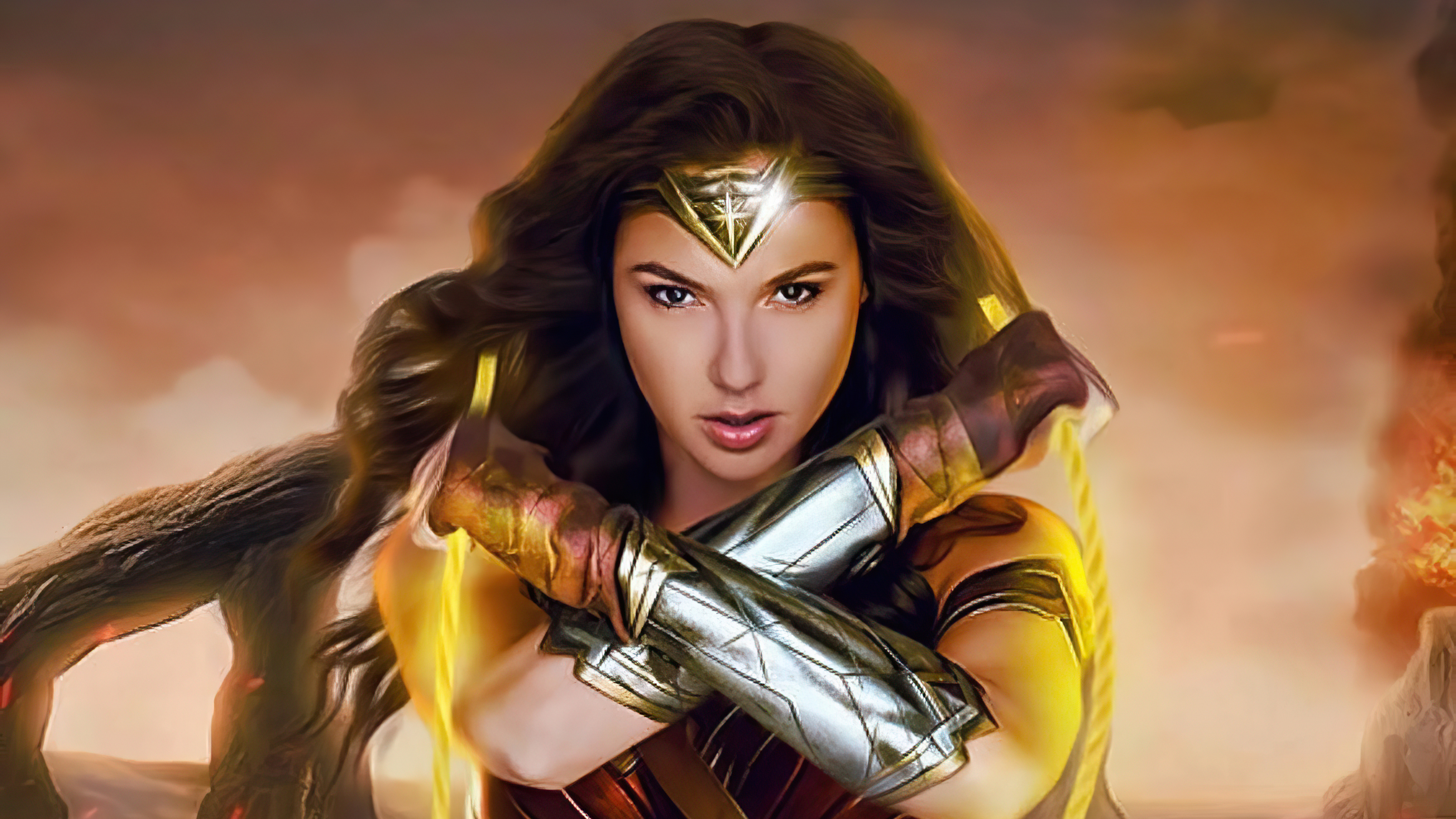 Wonder Woman artwork 4K HD Wallpaper