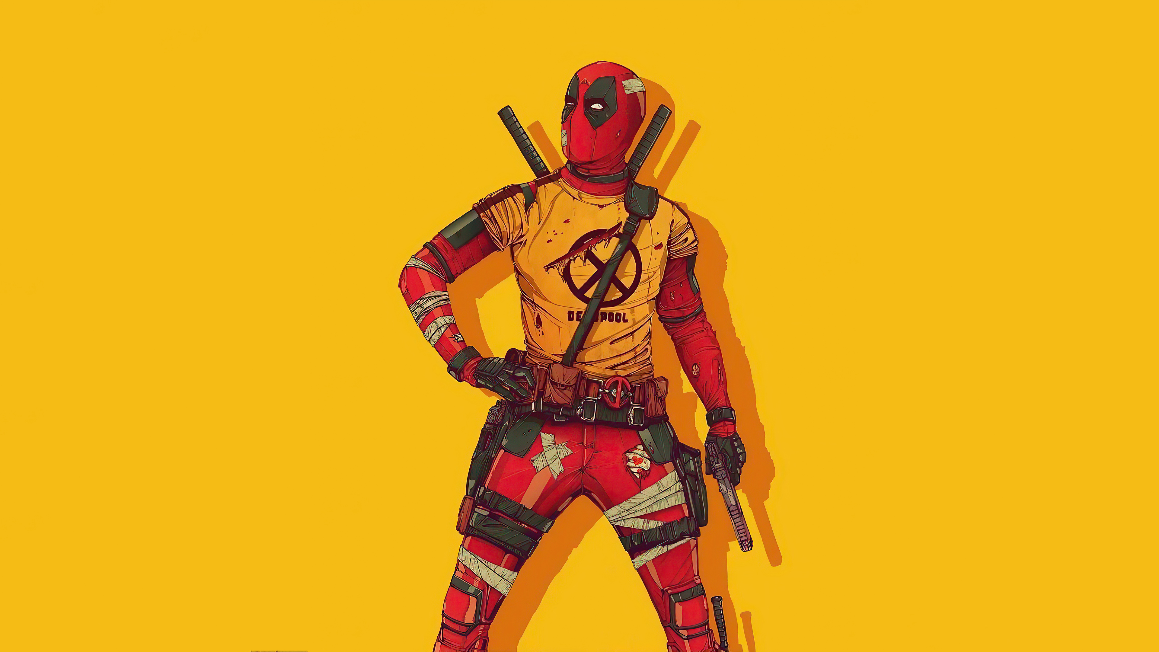 Deadpool artwork 4K HD Wallpaper