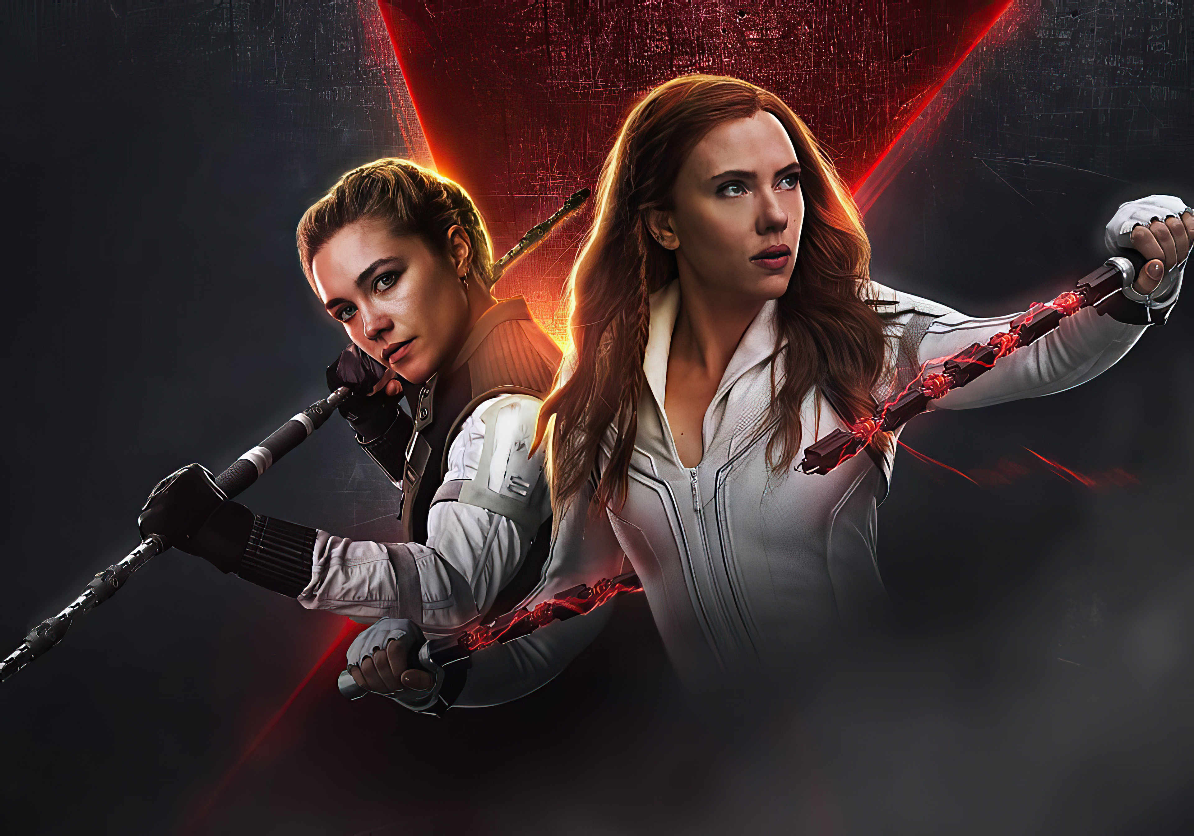 Black Widow and Yelena Belova from Black Widow 4K HD Wallpaper