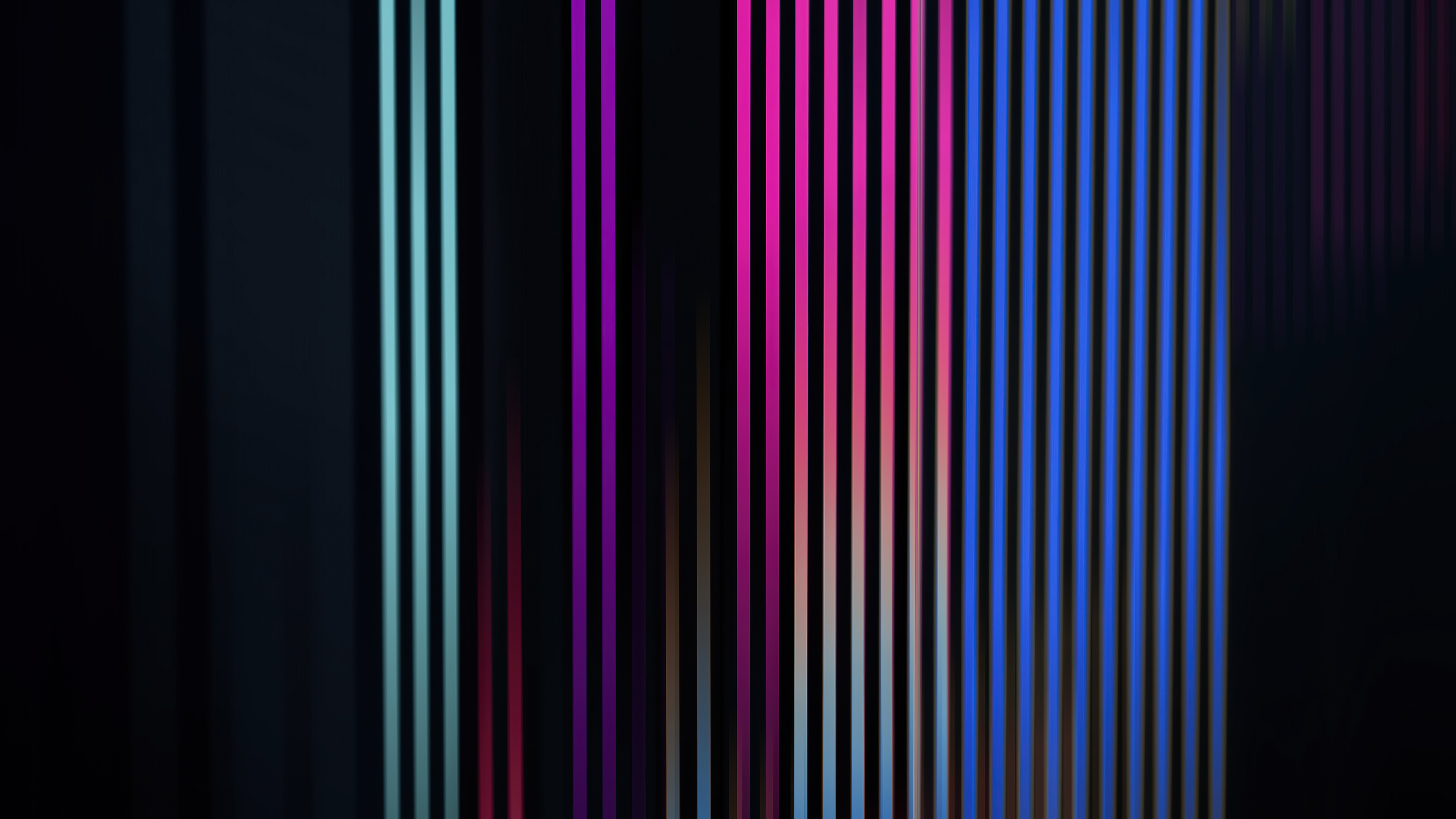 Abstract vertical lines in neon colors HD Wallpaper