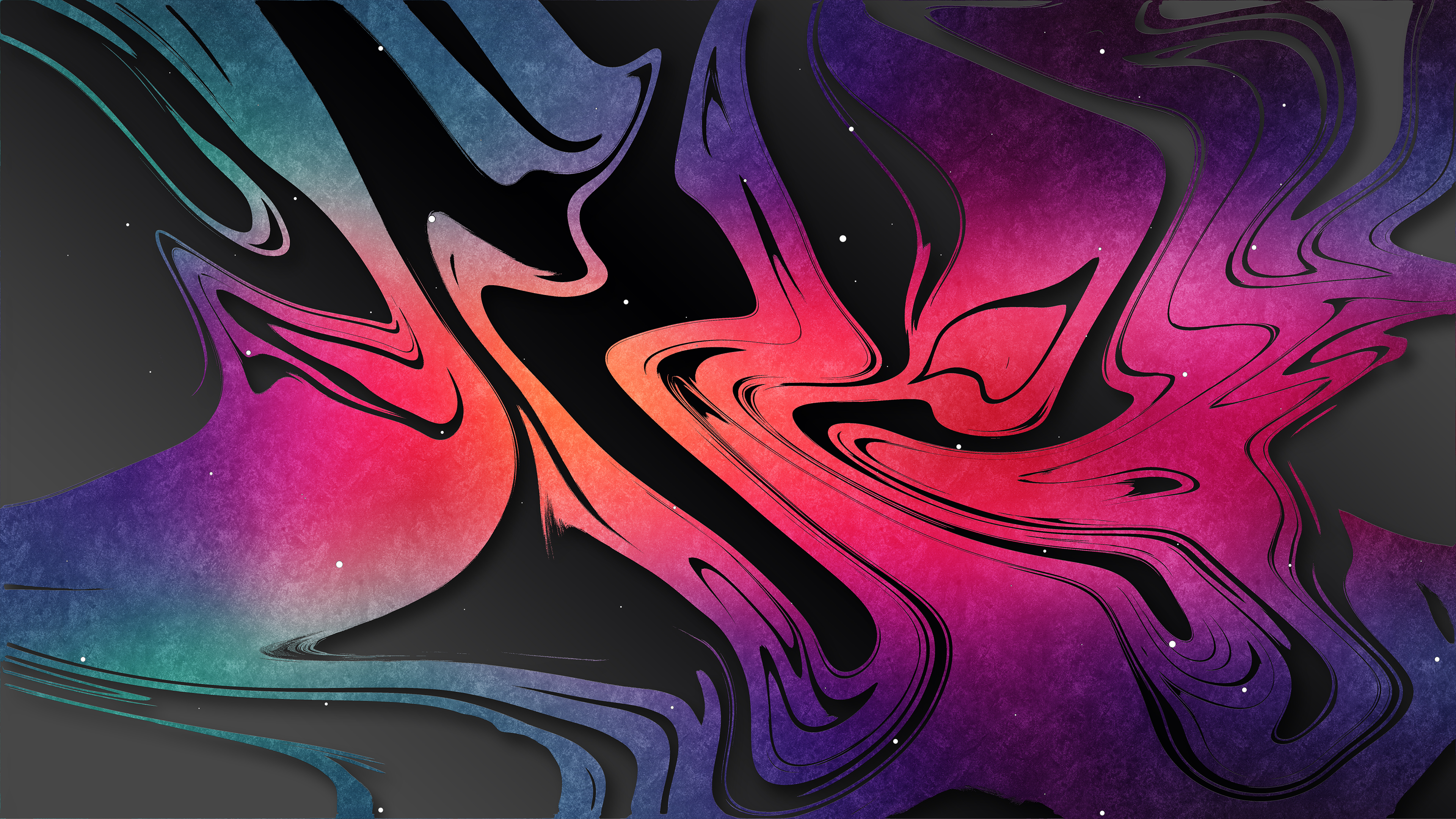 Abstract digital art with swirling colors HD Wallpaper