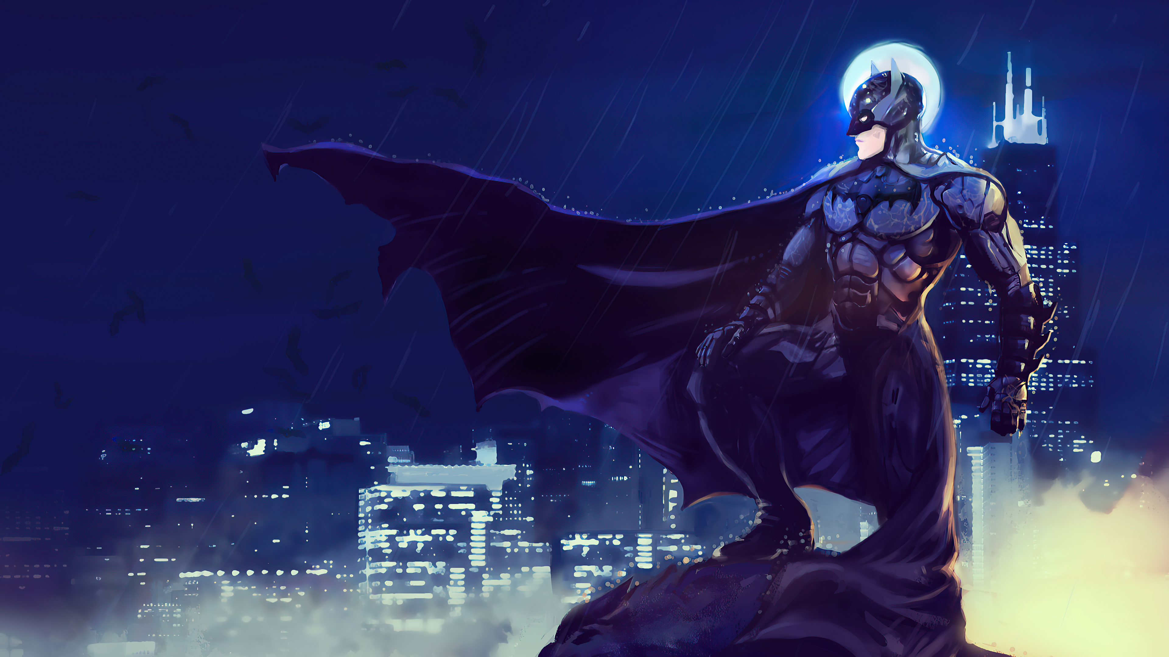 Batman artwork from Artstation 4K HD Wallpaper