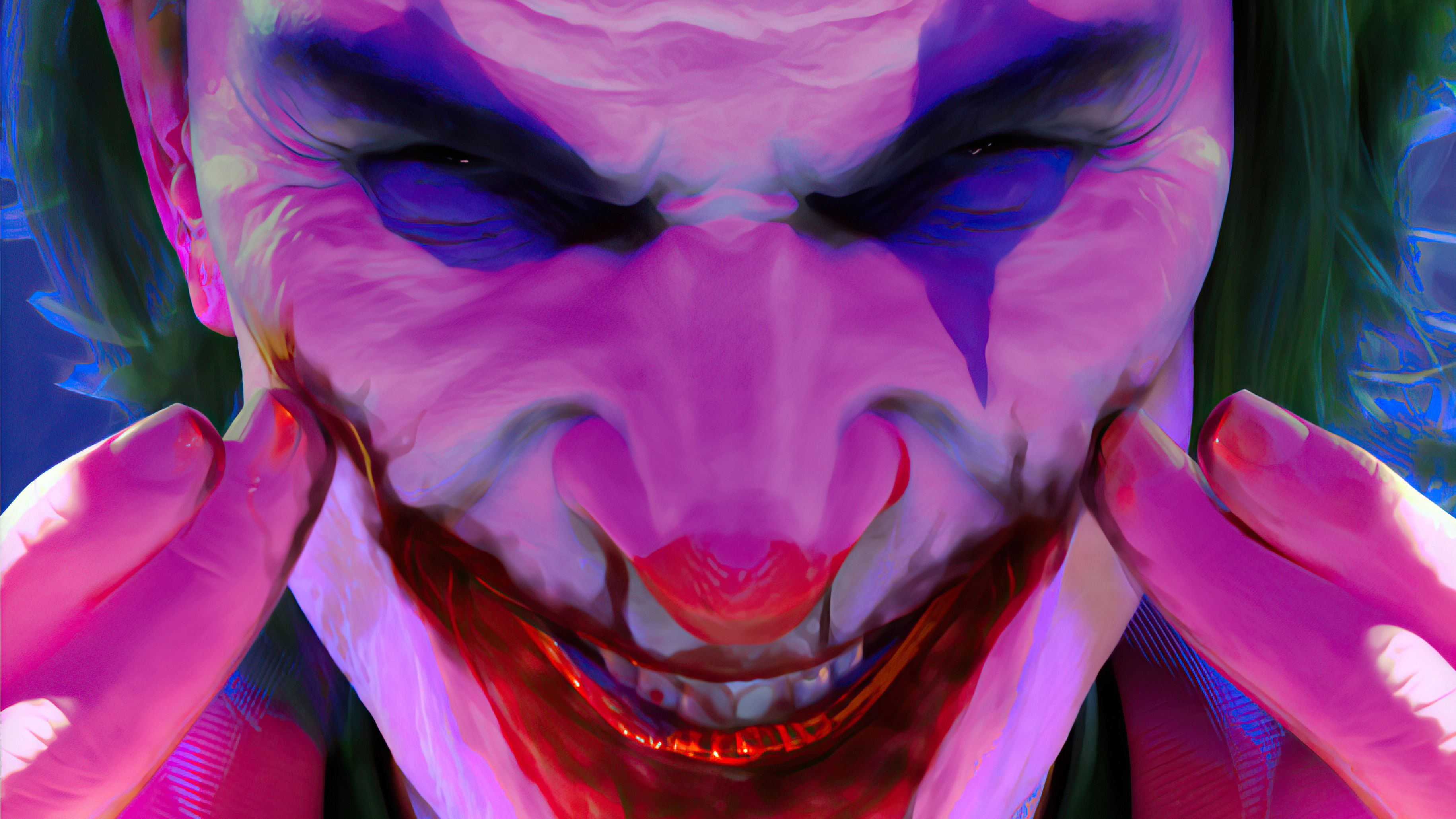 Joker artwork 4K HD Wallpaper