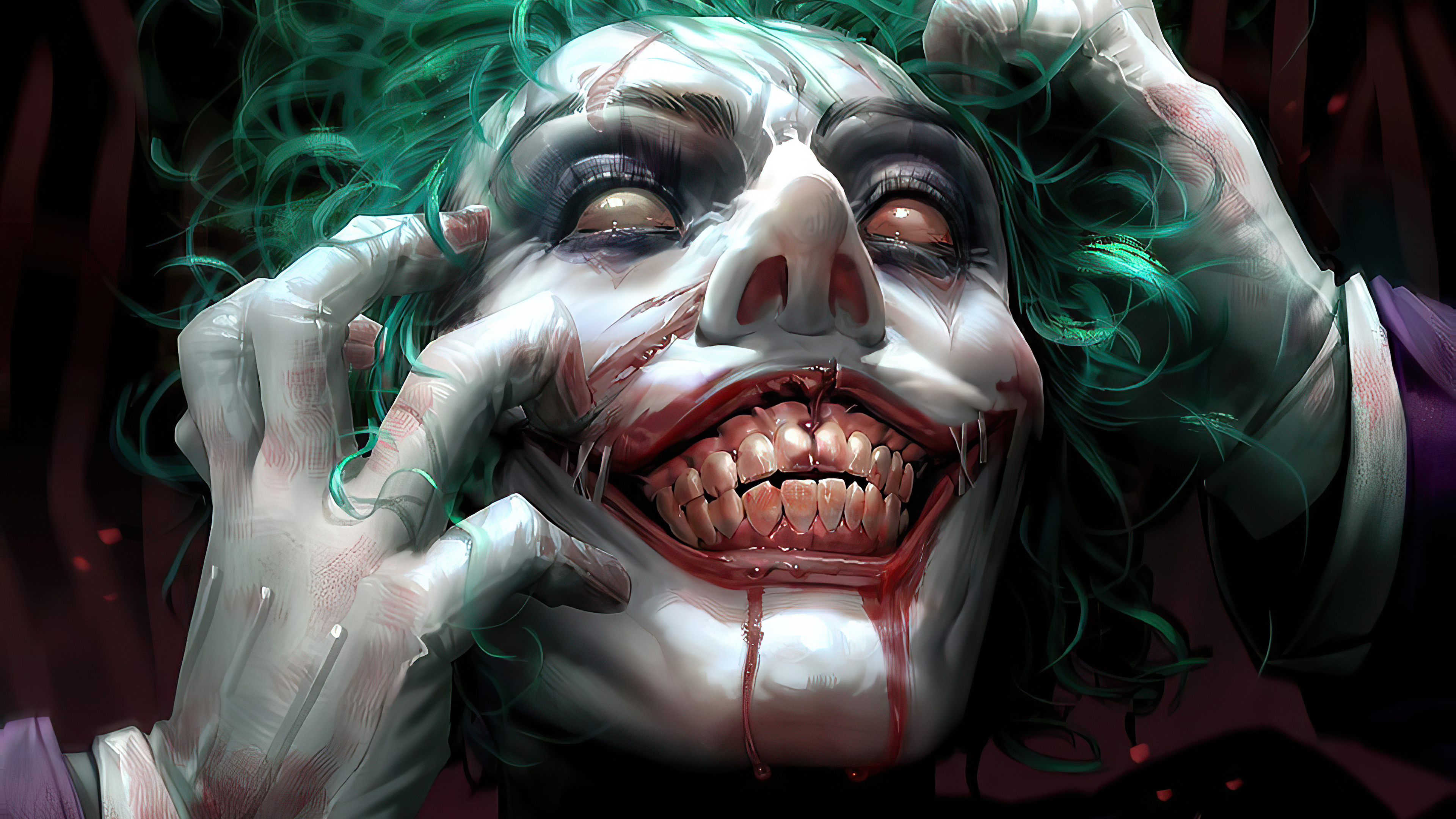 Joker artwork 4K HD Wallpaper