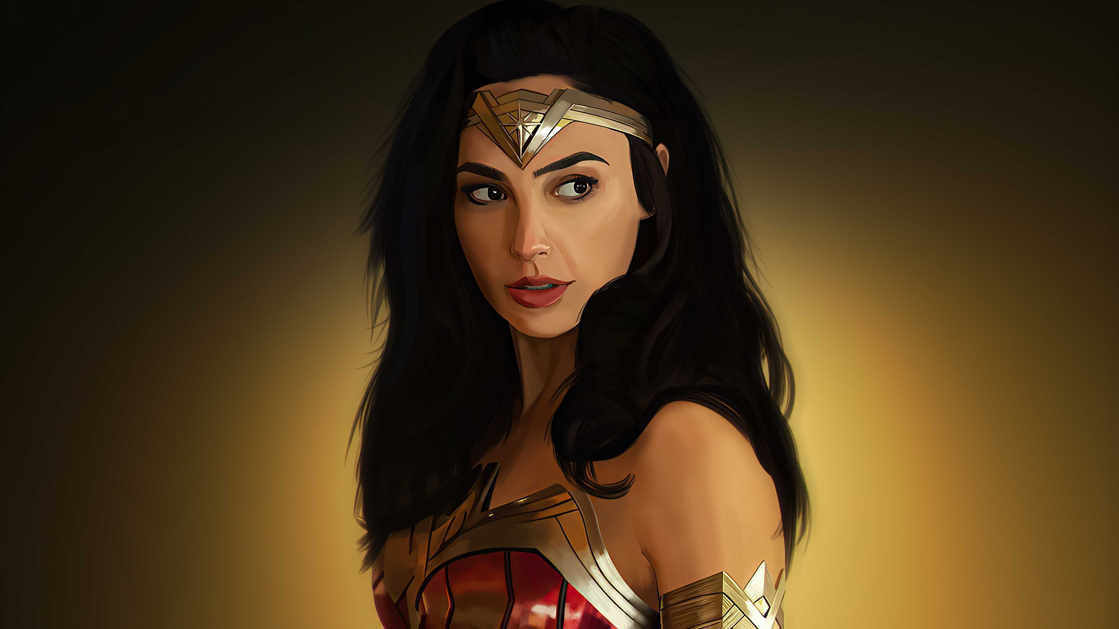 Wonder Woman artwork 4K HD Wallpaper
