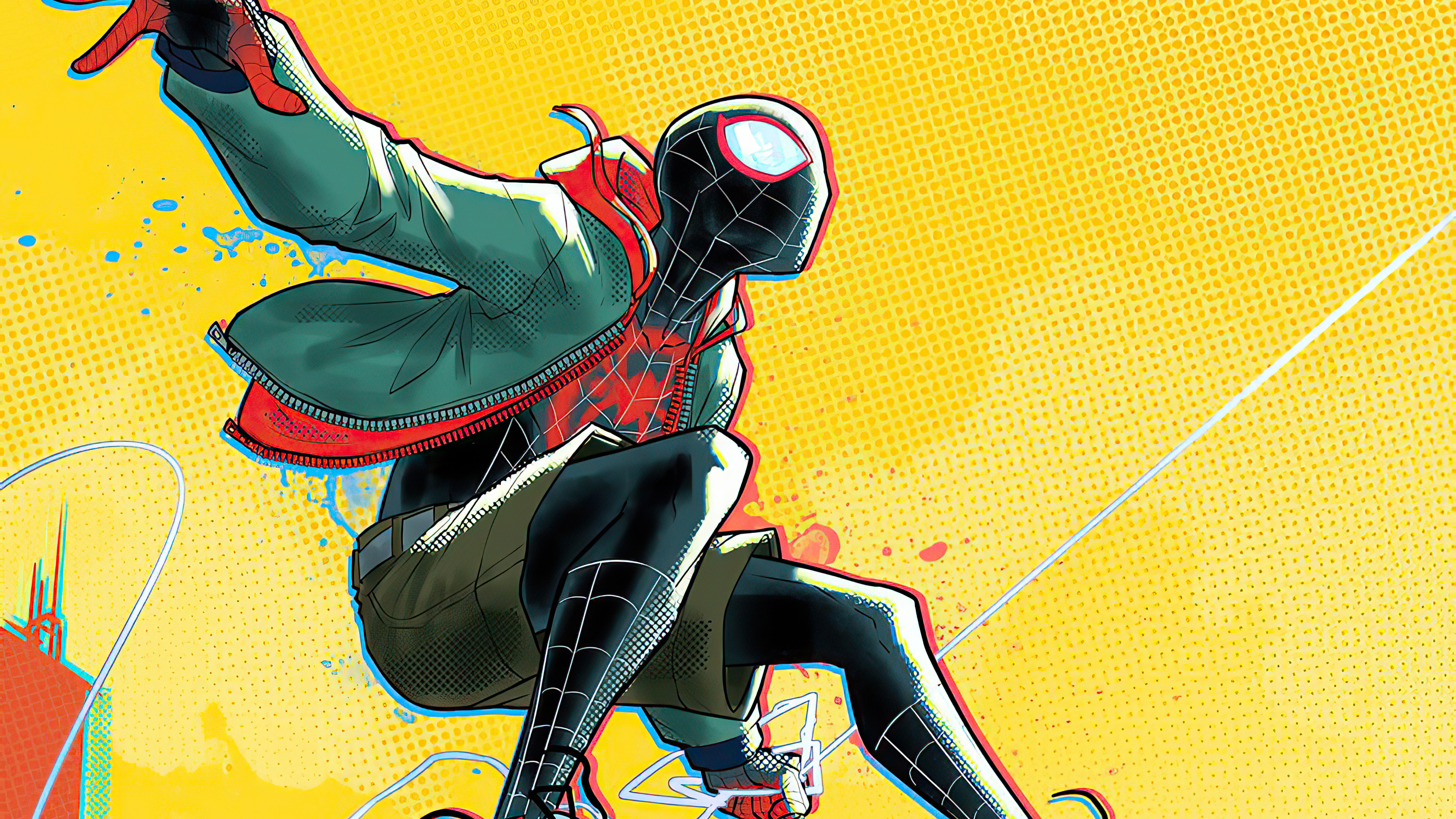Miles Morales Spider-Man Artwork 4K HD Wallpaper